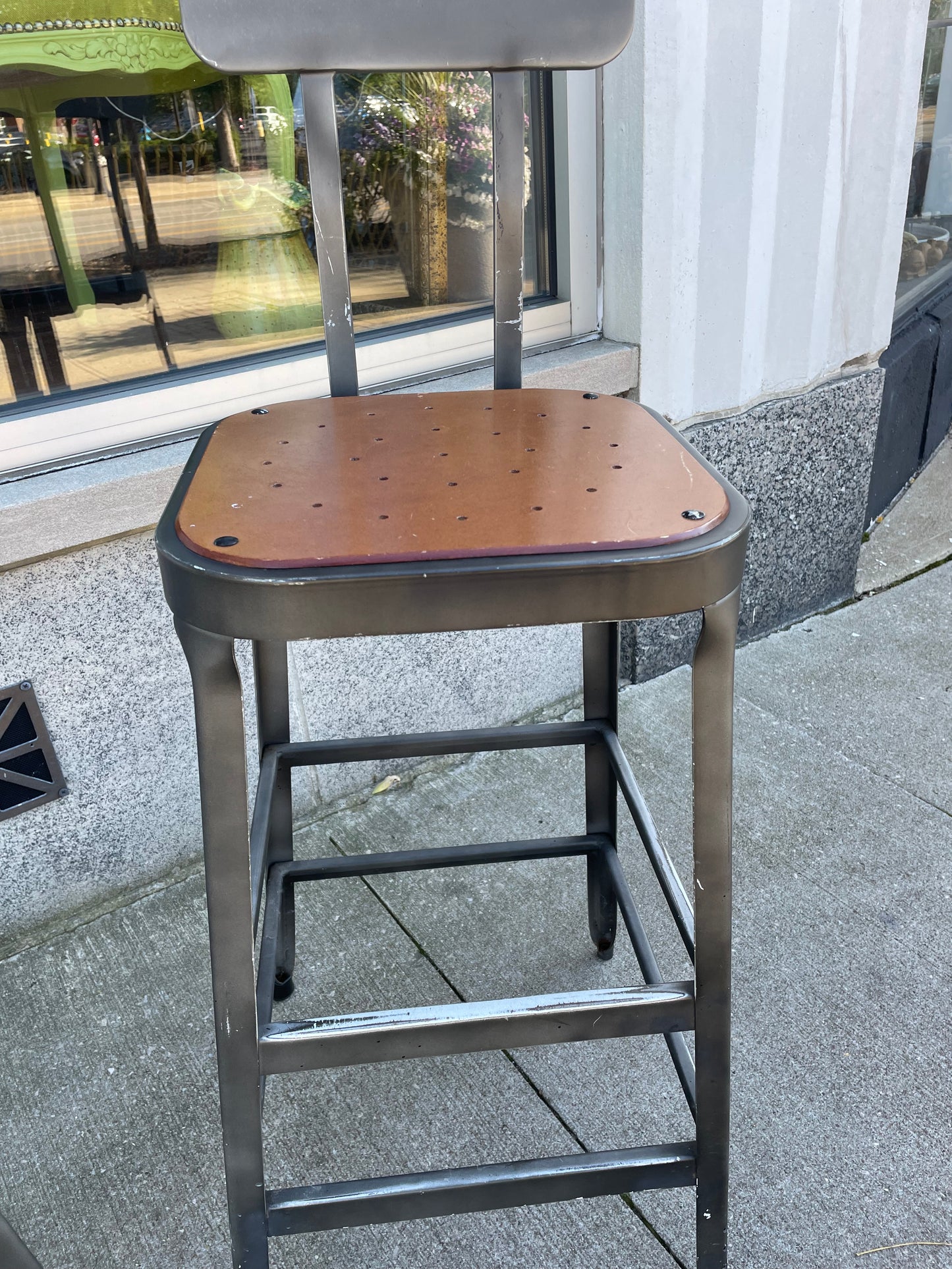 Industrial Bar Stools Set of 2