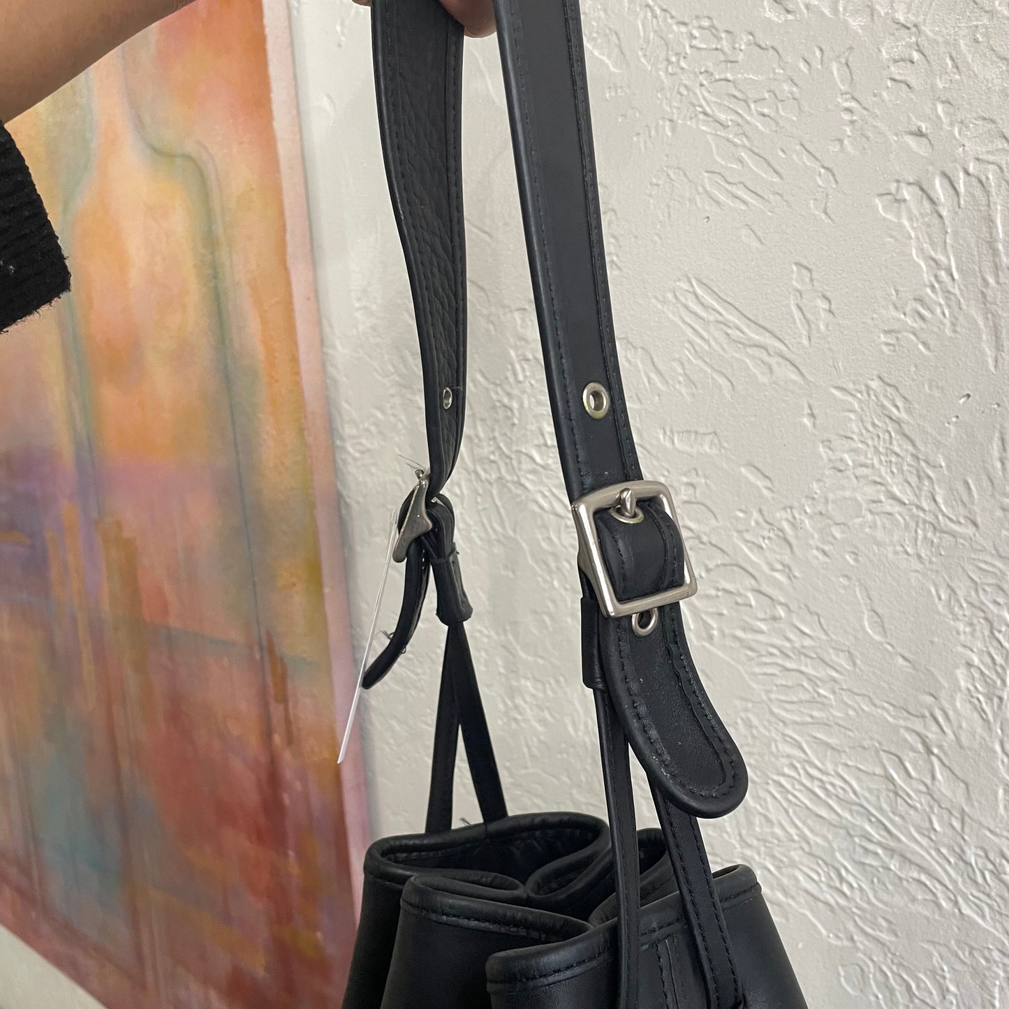 Coach Vintage Legacy Bucket Bag Silver Hardware #9165