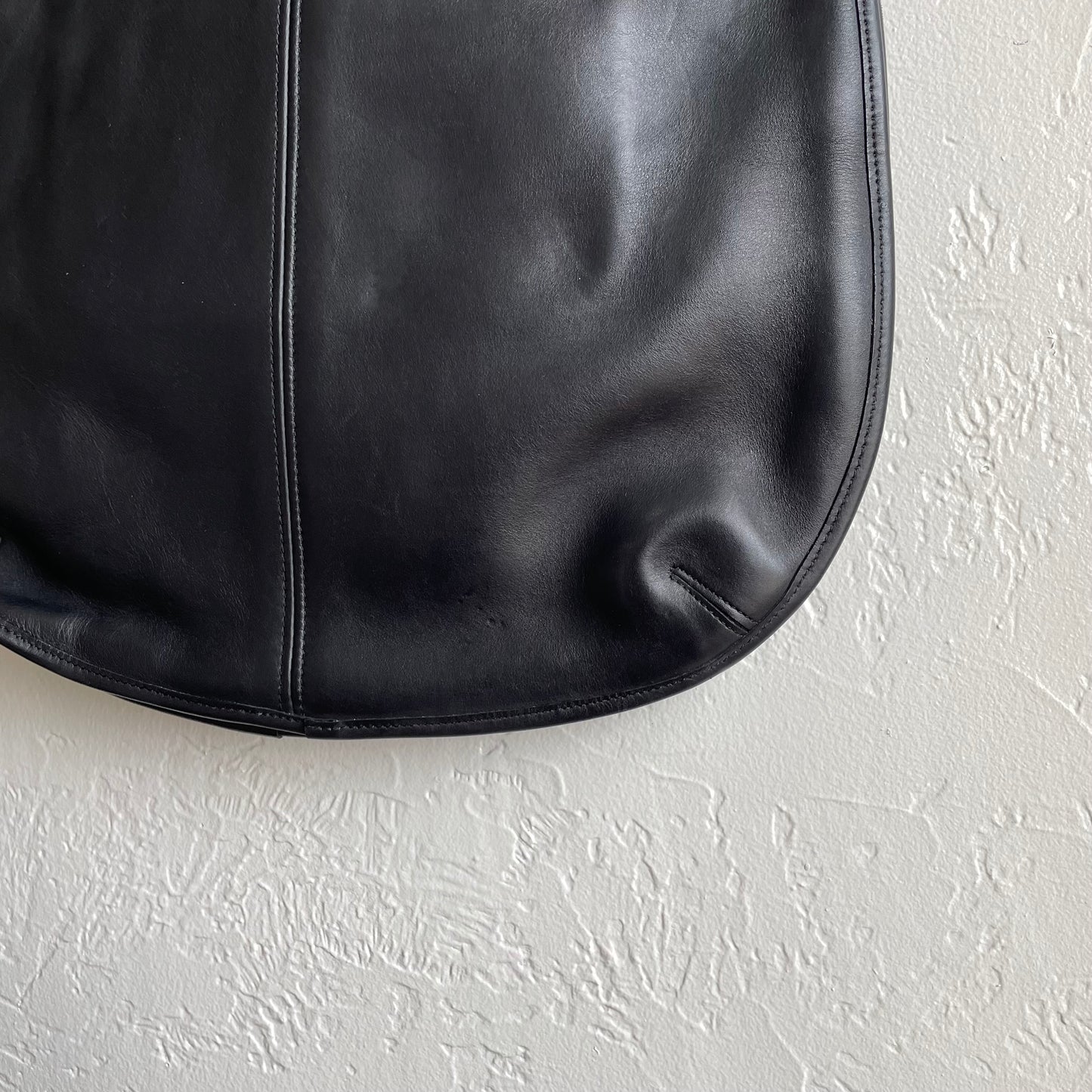 1997 Coach Vintage XL Black Ergo Hobo Bag #9026