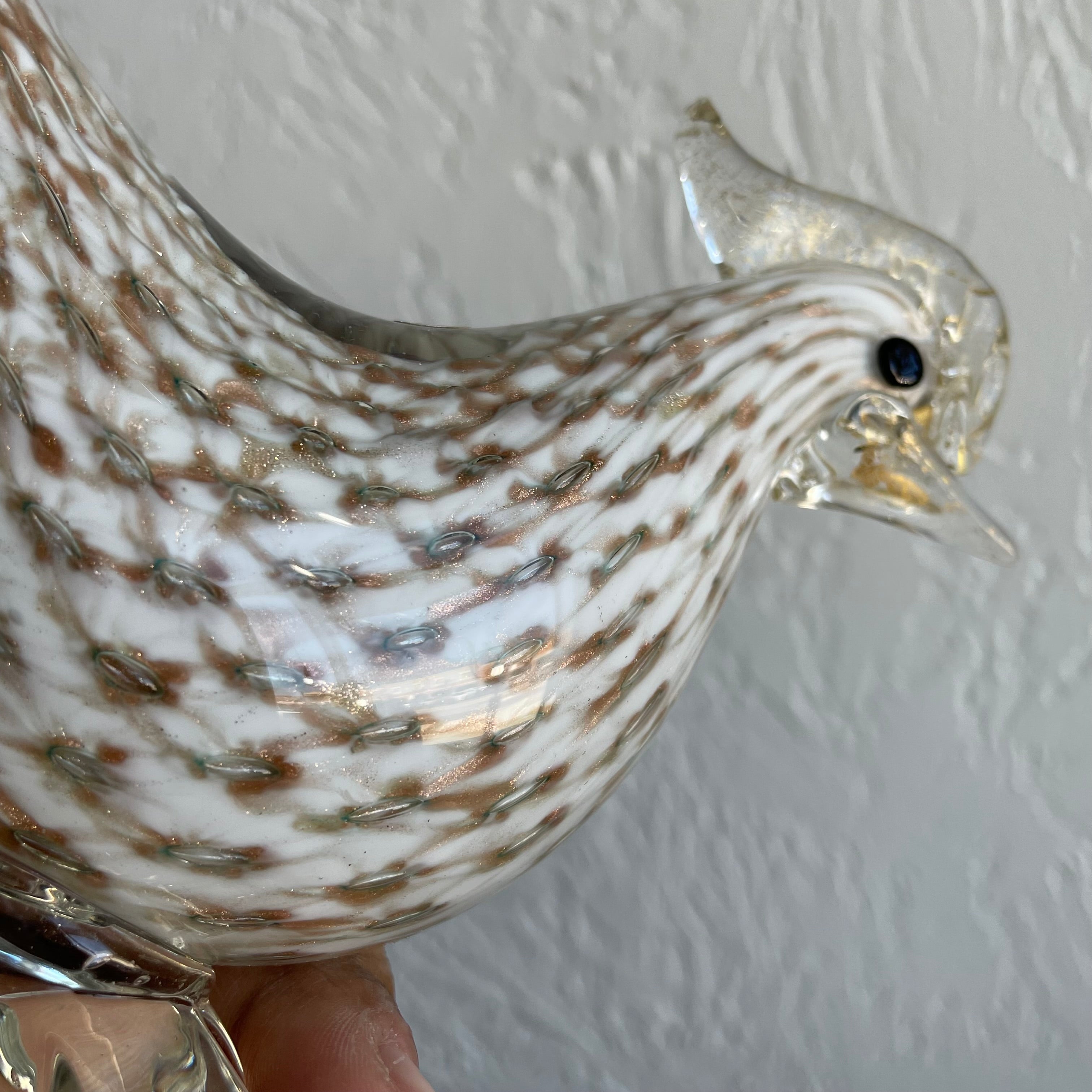 Murano Glass Pheasant Bird Art
