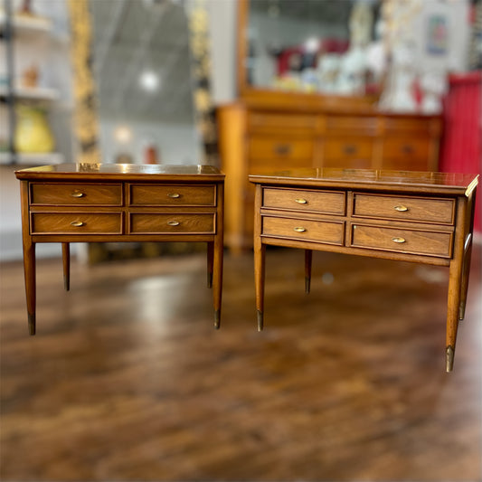 Mid-Century Modern End Tables Set of 2