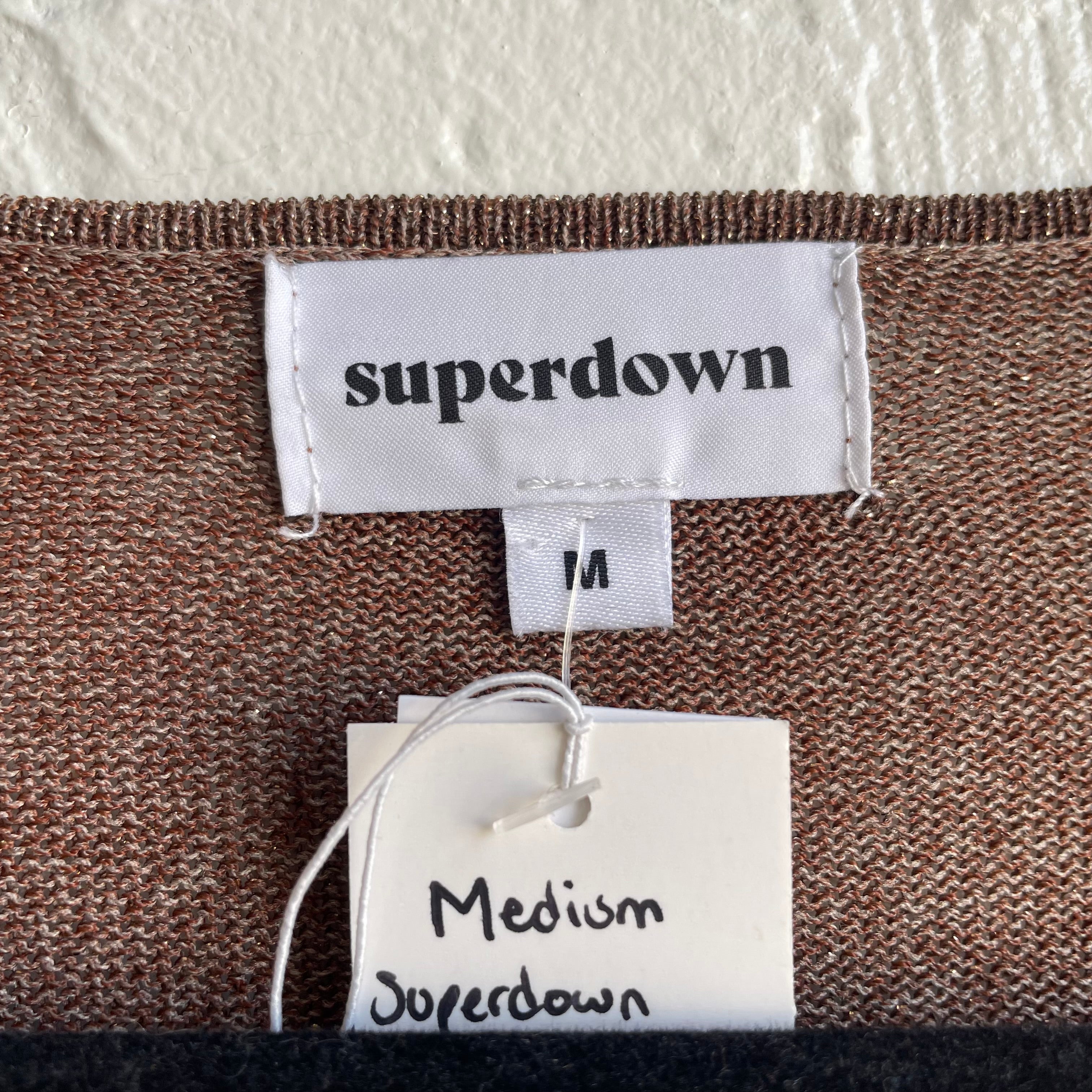 Superdown Aura Glitter Mini Dress | Medium