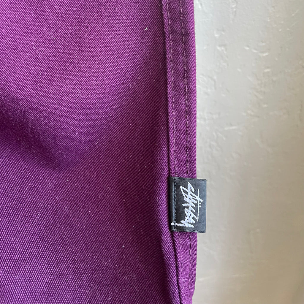 STUSSY Brushel Beach Shorts Plum NWT | Size Small