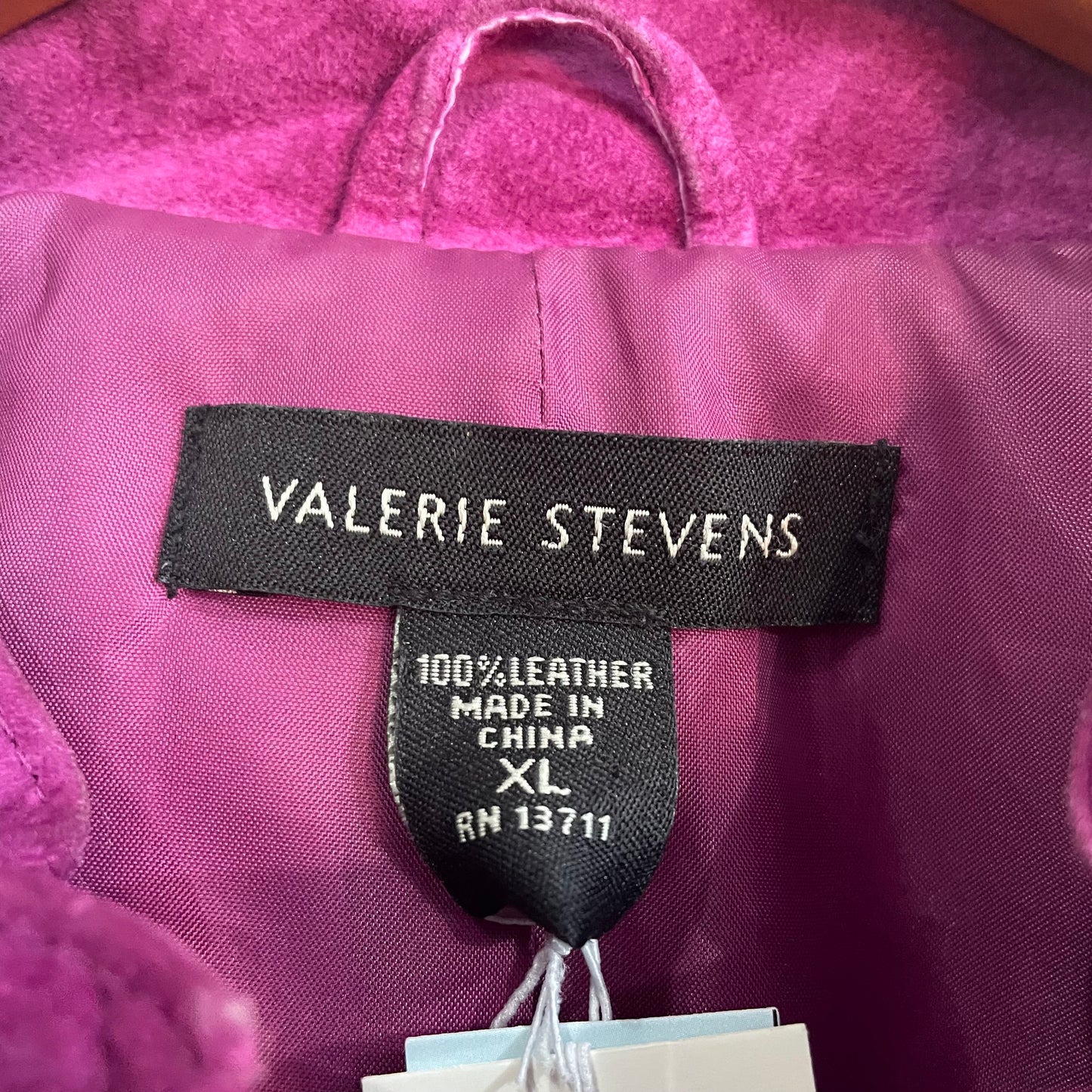 Valerie Steven’s Magenta Suede Jacket | XL