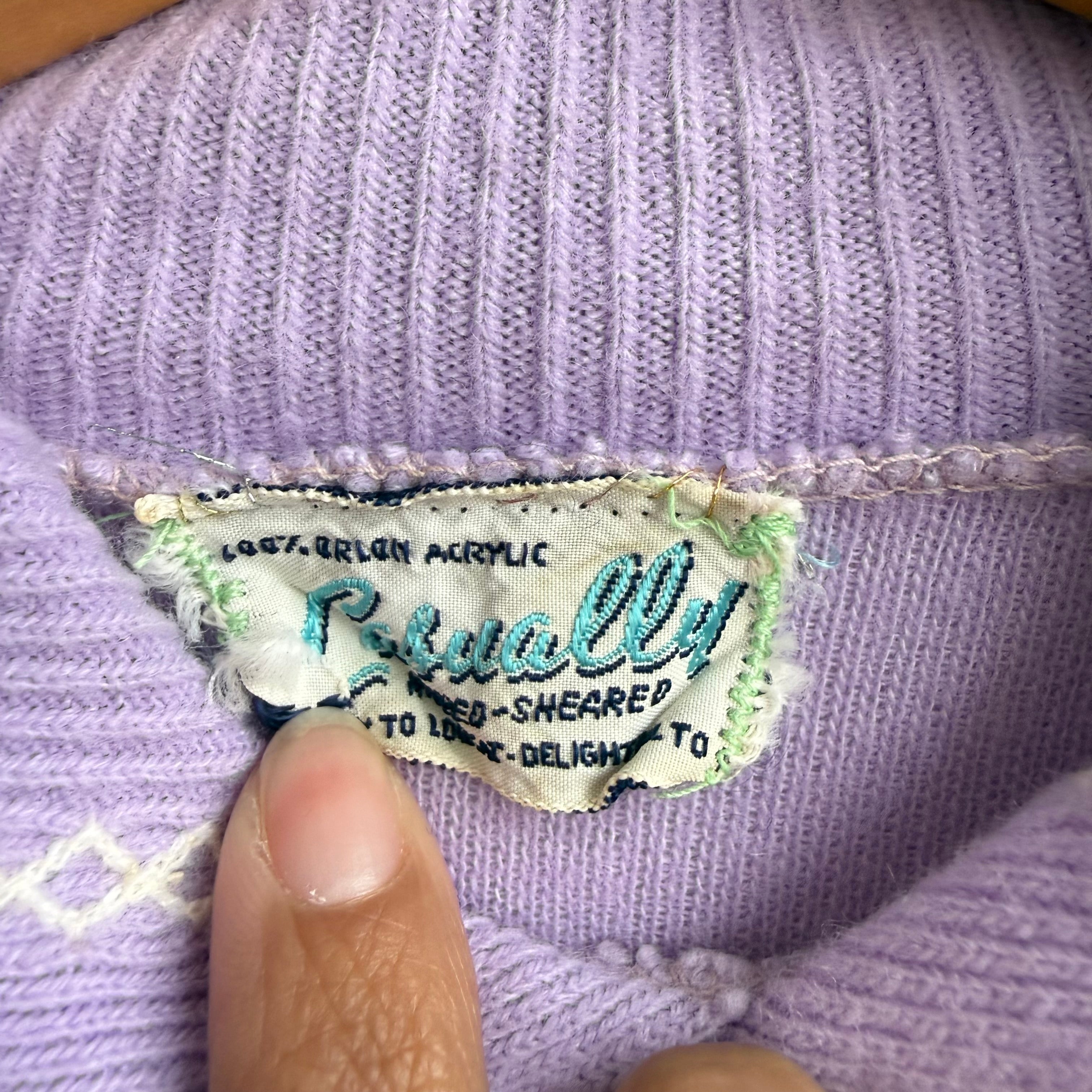 1950s Purple Top • Small/Medium