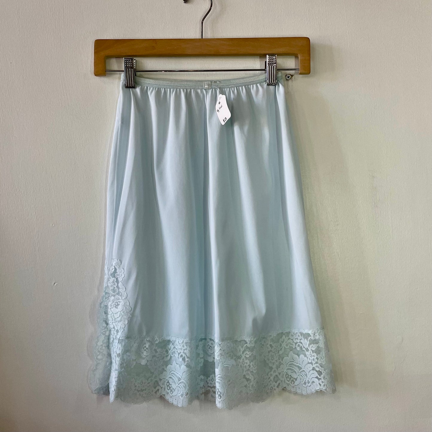 60s Baby Blue Vanity Fair Slip Skirt