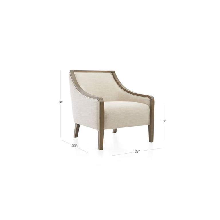 3-Piece Crate & Barrel Bryn Loveseat and Arm Chair Set