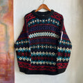 Vintage Cozy Wool Knit Sweater Large