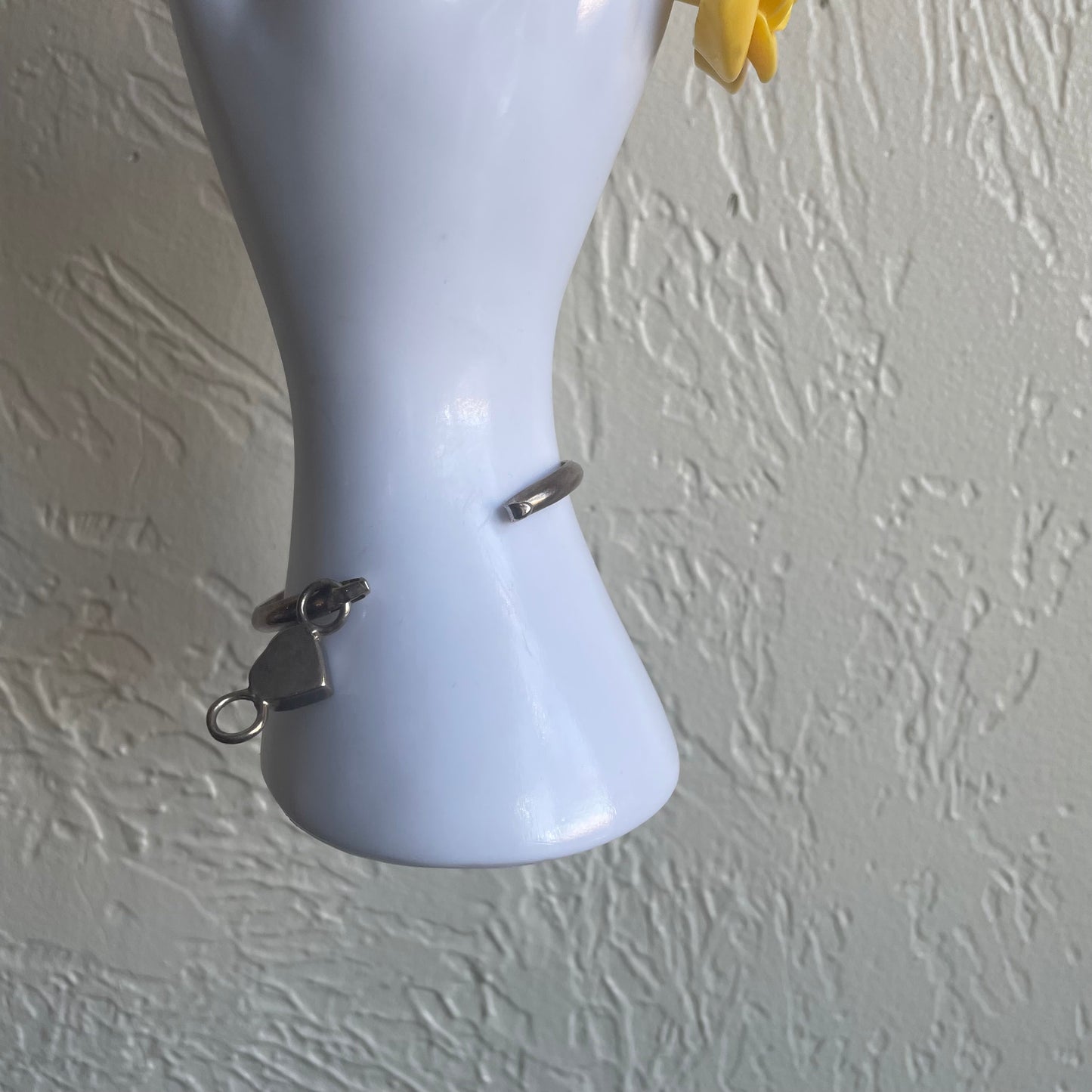 Malachite Silver Heart Bracelet Vintage Mexico .925 Silver