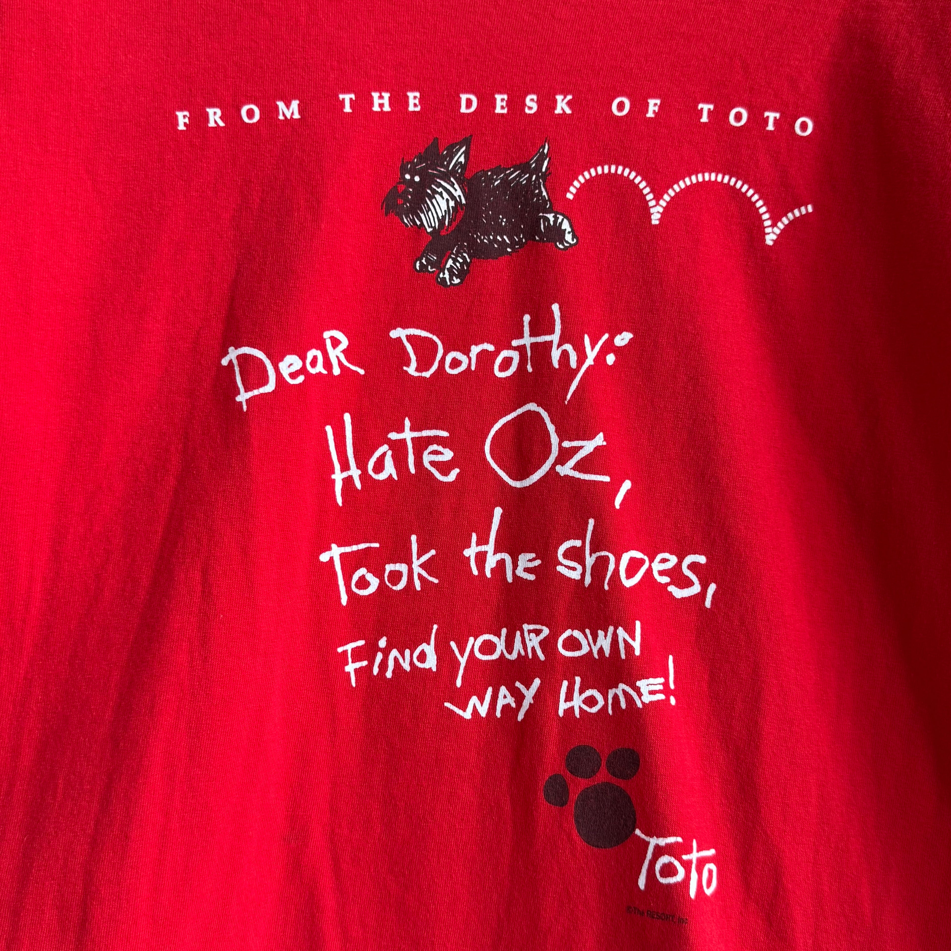From The Desk Toto Dorothy Vintage Tee • Large