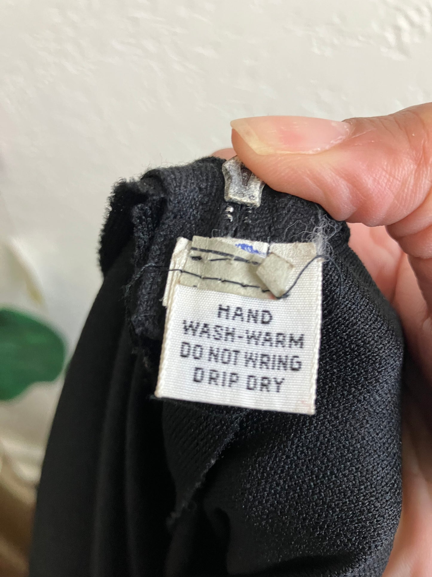 Vintage 70’s Black White Feather Maxi Dress | Medium