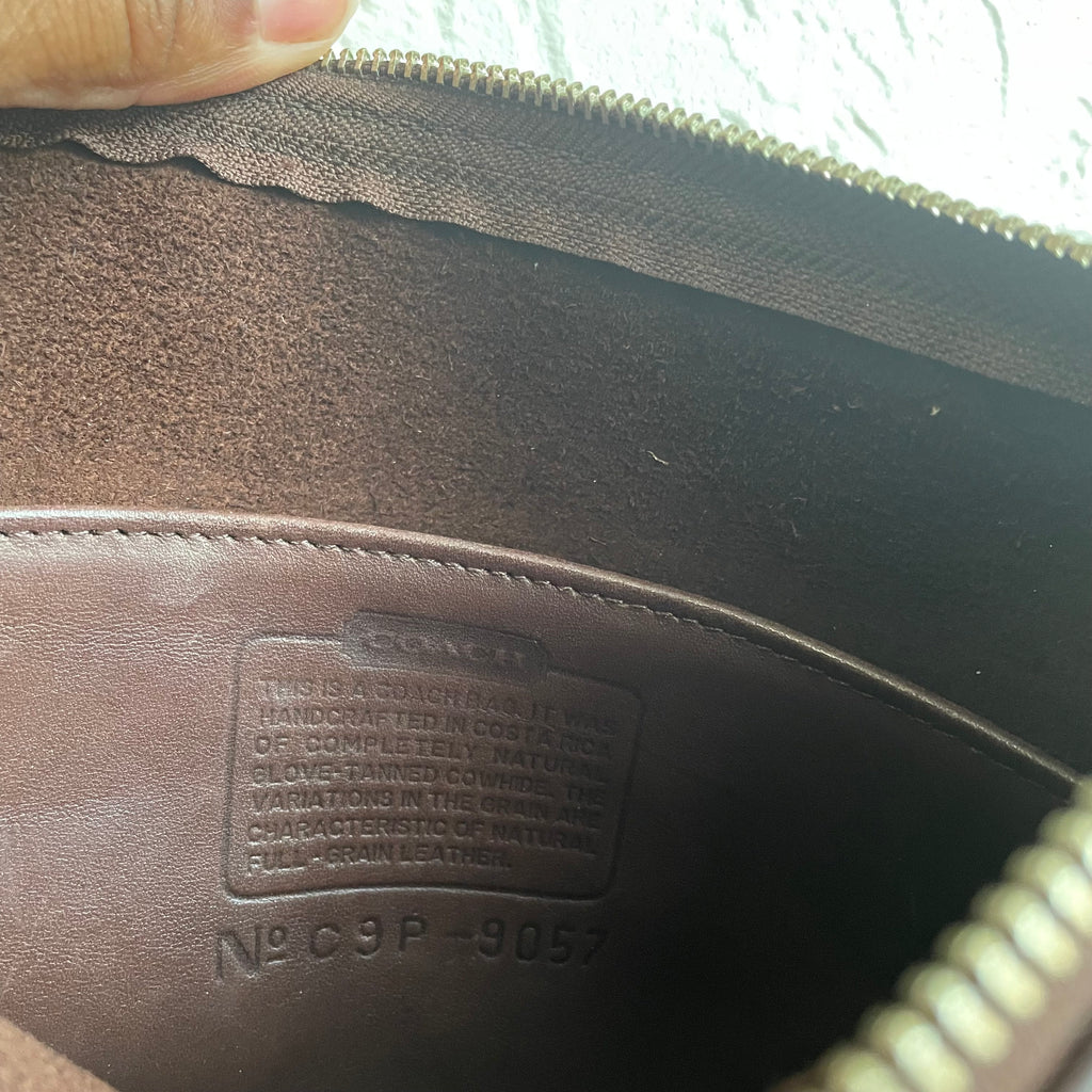 Coach Mahogany Brown Aero Small Zip Crossbody Bag #9057