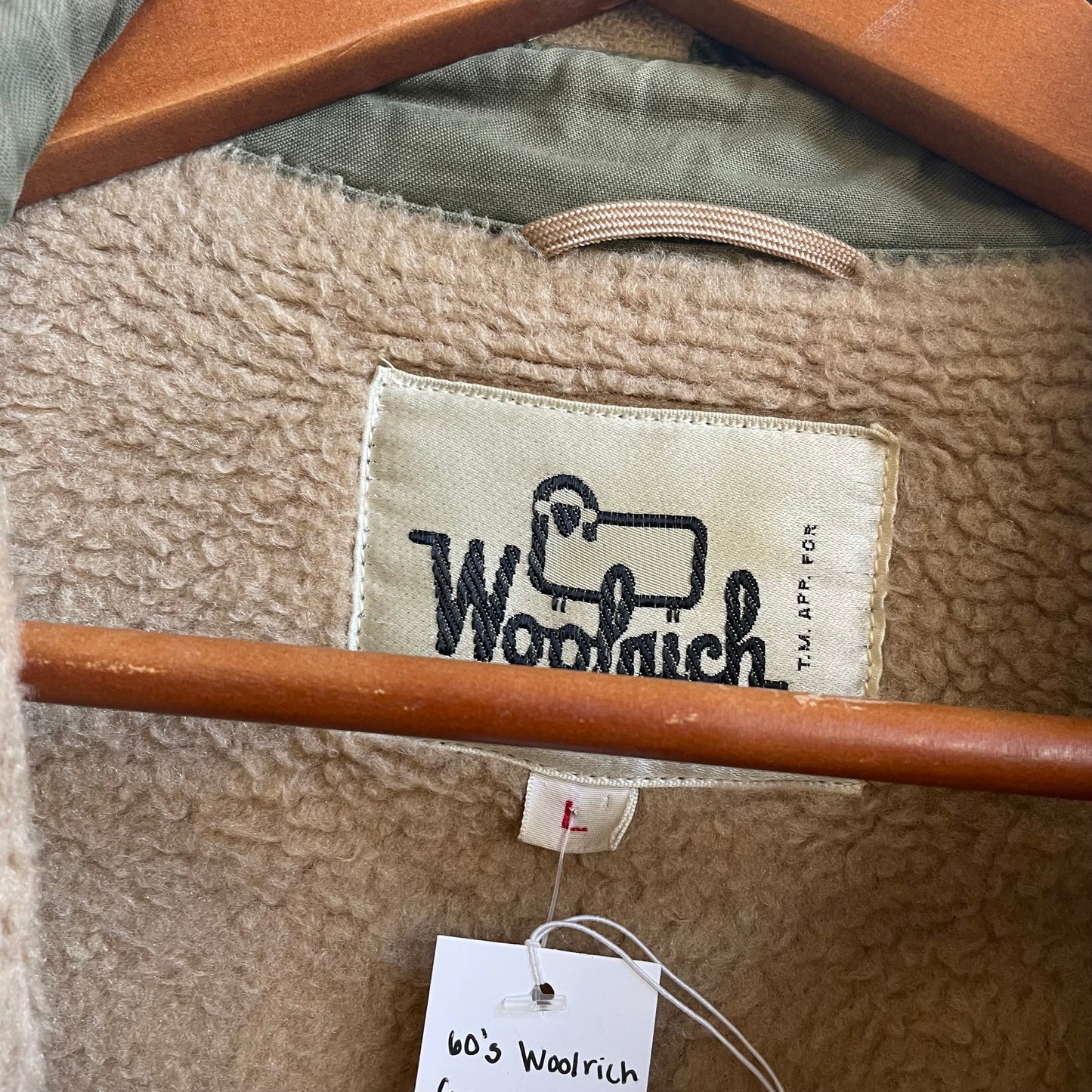Woolrich 1960s Plaid Wool Sherpa Lined Jacket | Large