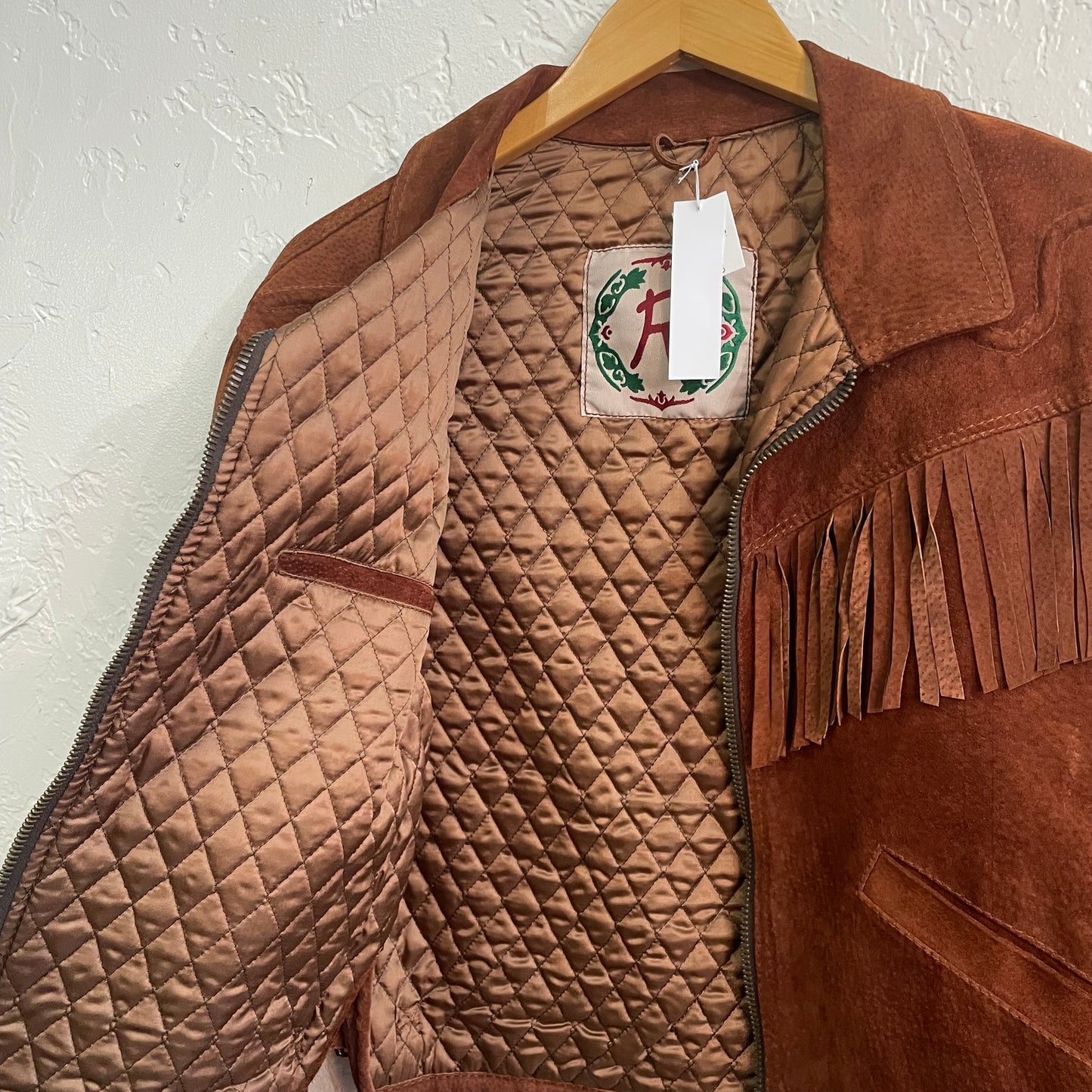 Cropped Suede Fringe Jacket 1970’s | Medium