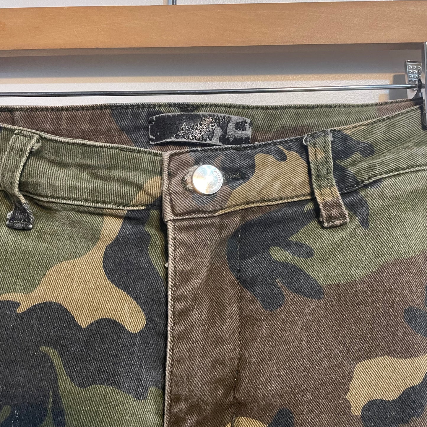 AMIRI MX1 Olive Camouflage Cargo Pants | 36 x 29