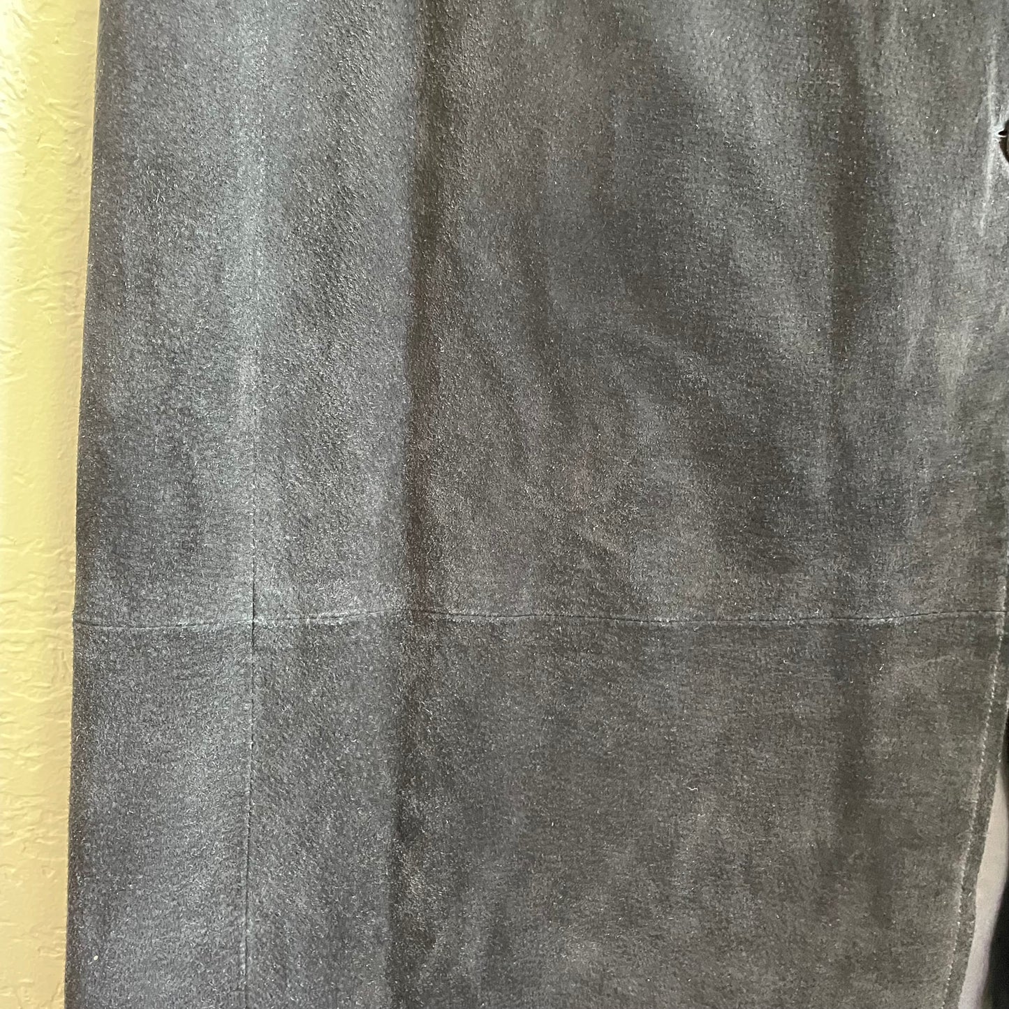Black Suede Mini Skirt | Medium