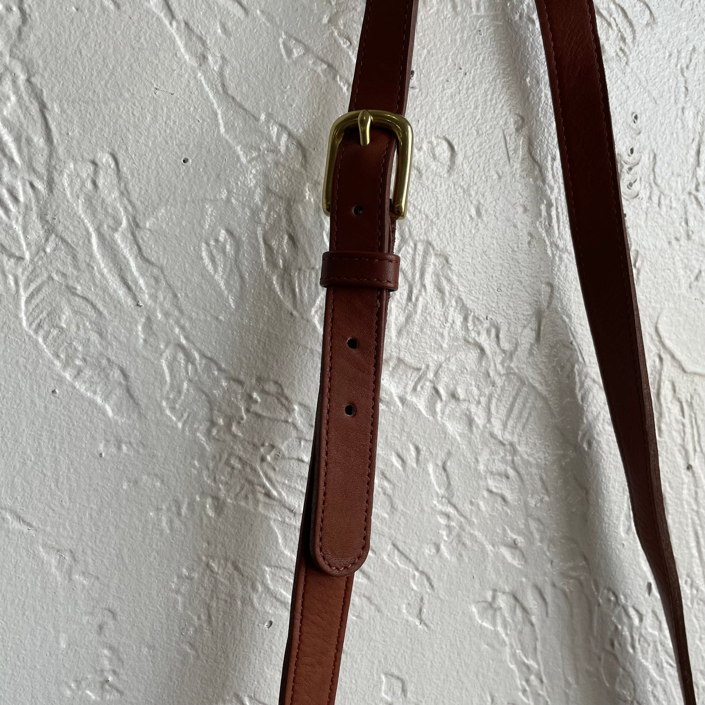 Coach Early 1990s British Tan Devon Crossbody Bag #9908