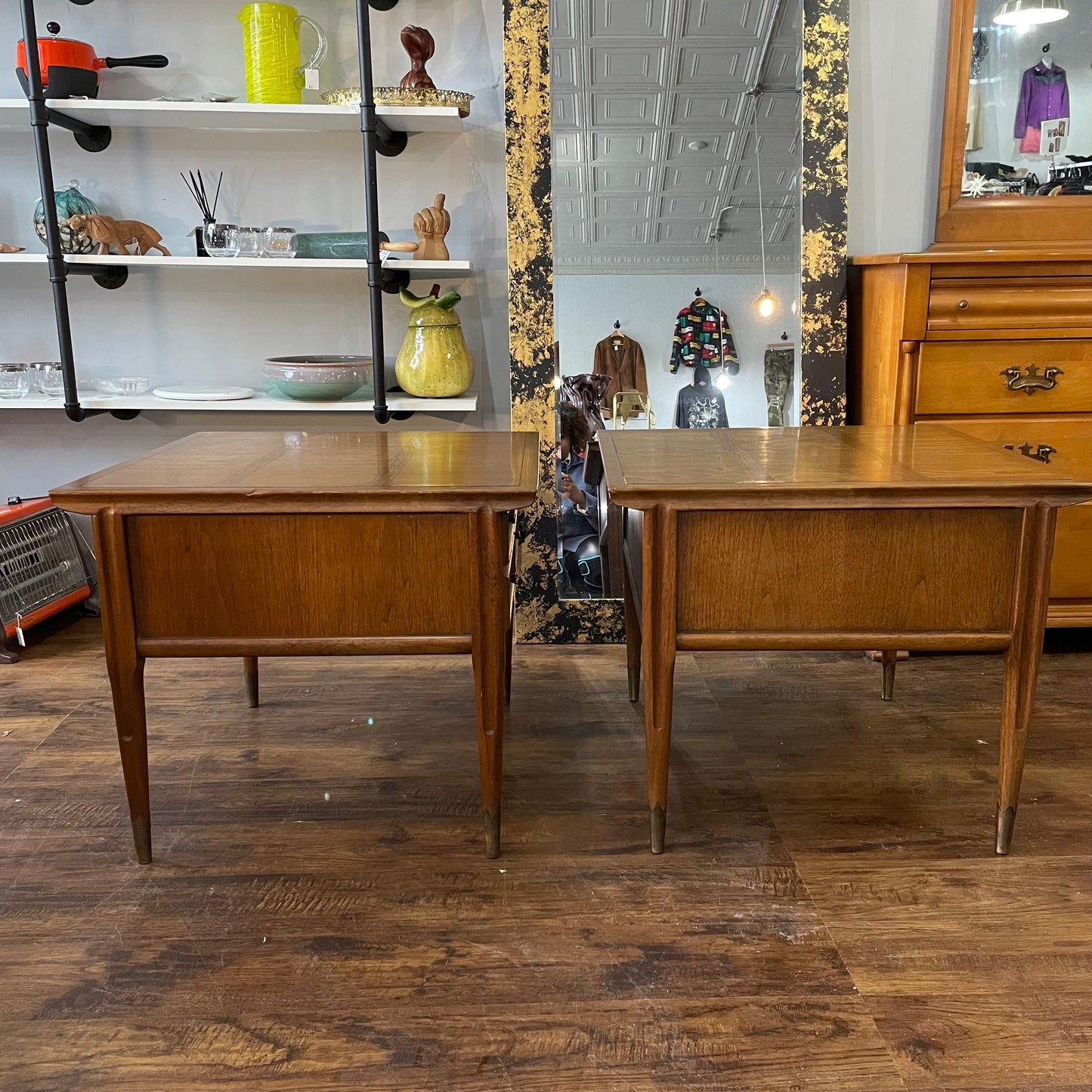 Mid-Century Modern End Tables Set of 2