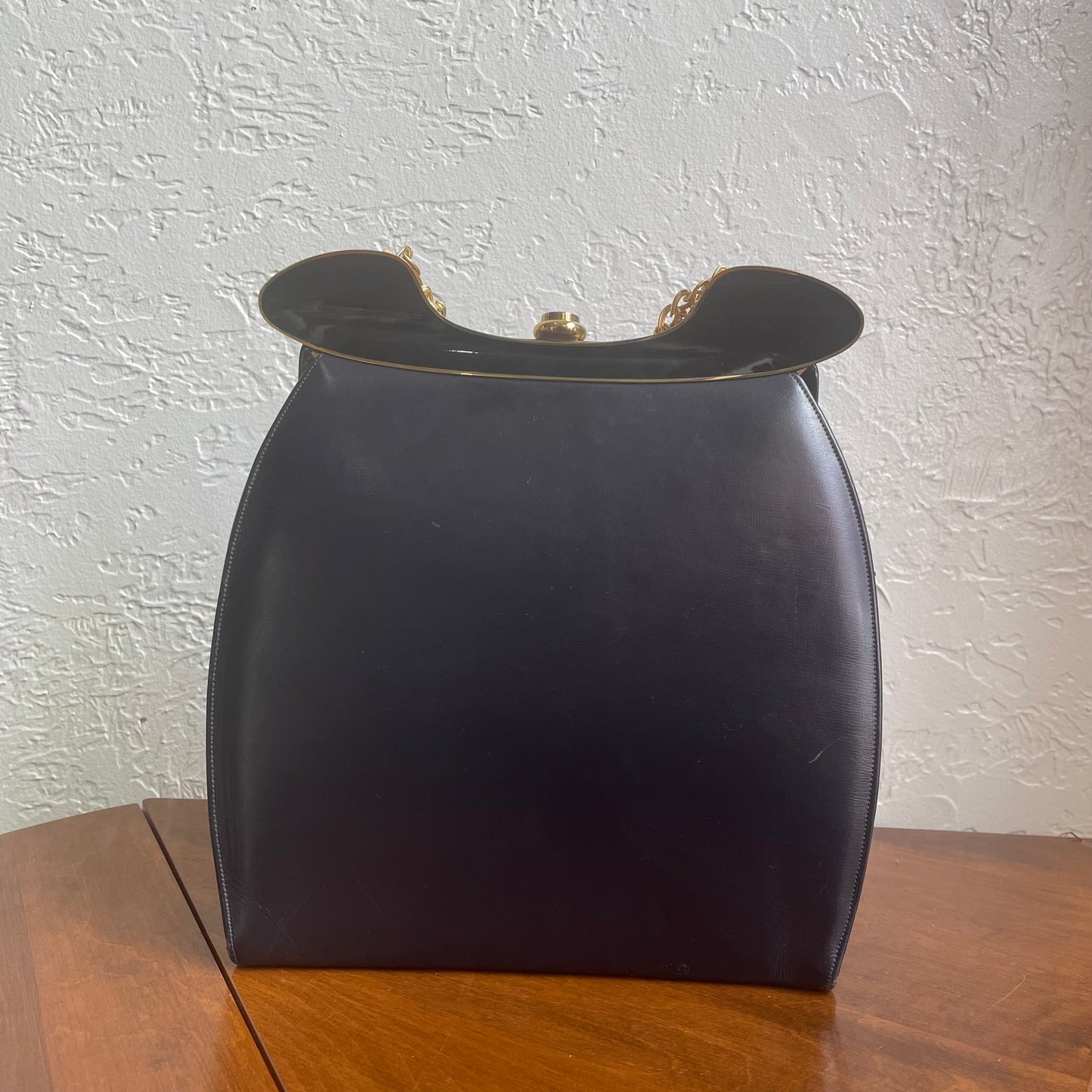Vintage Patent Leather Evening Bag