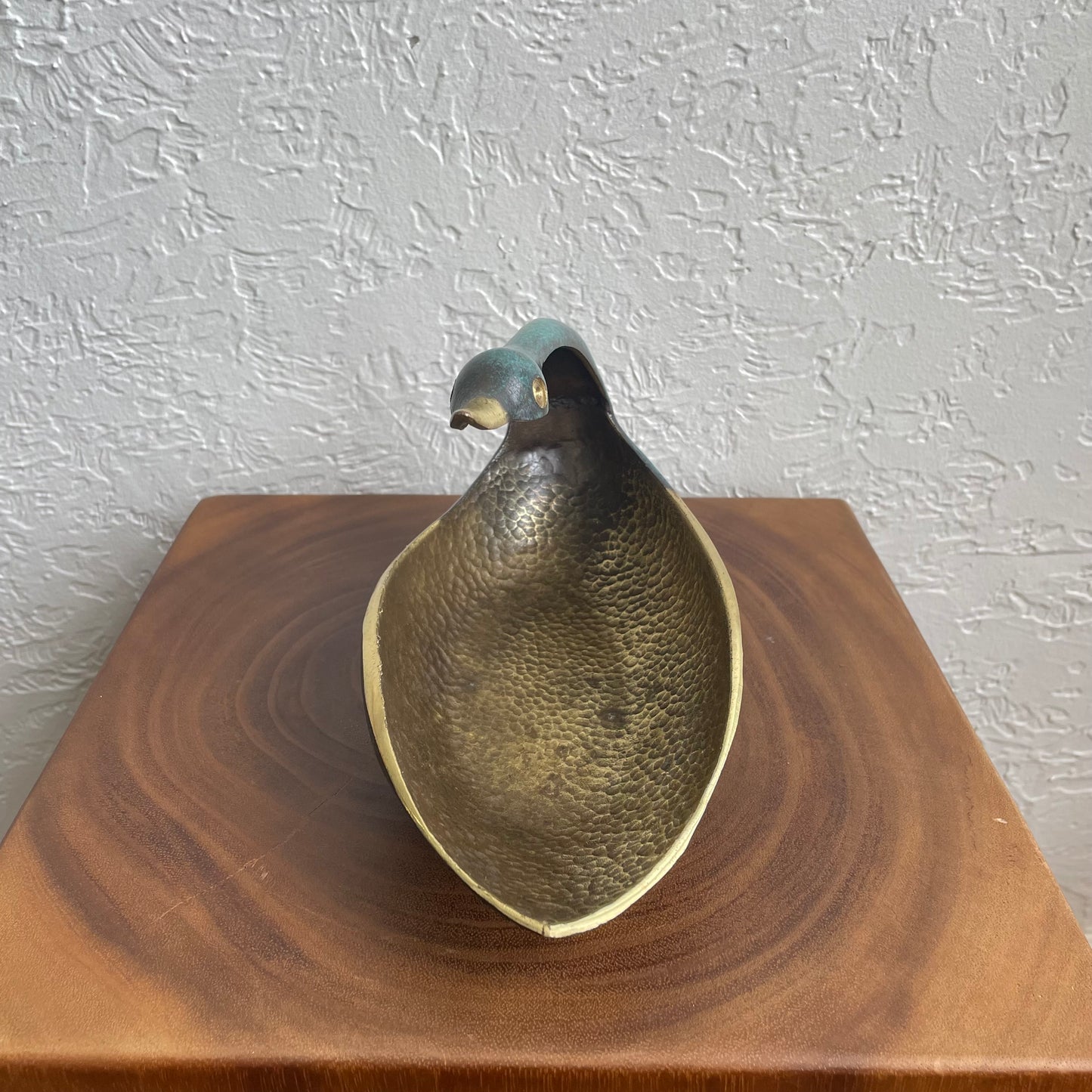 Pal-Bell Co Maurice Made in Israel Ascalon Brass Duck Trinket Dish