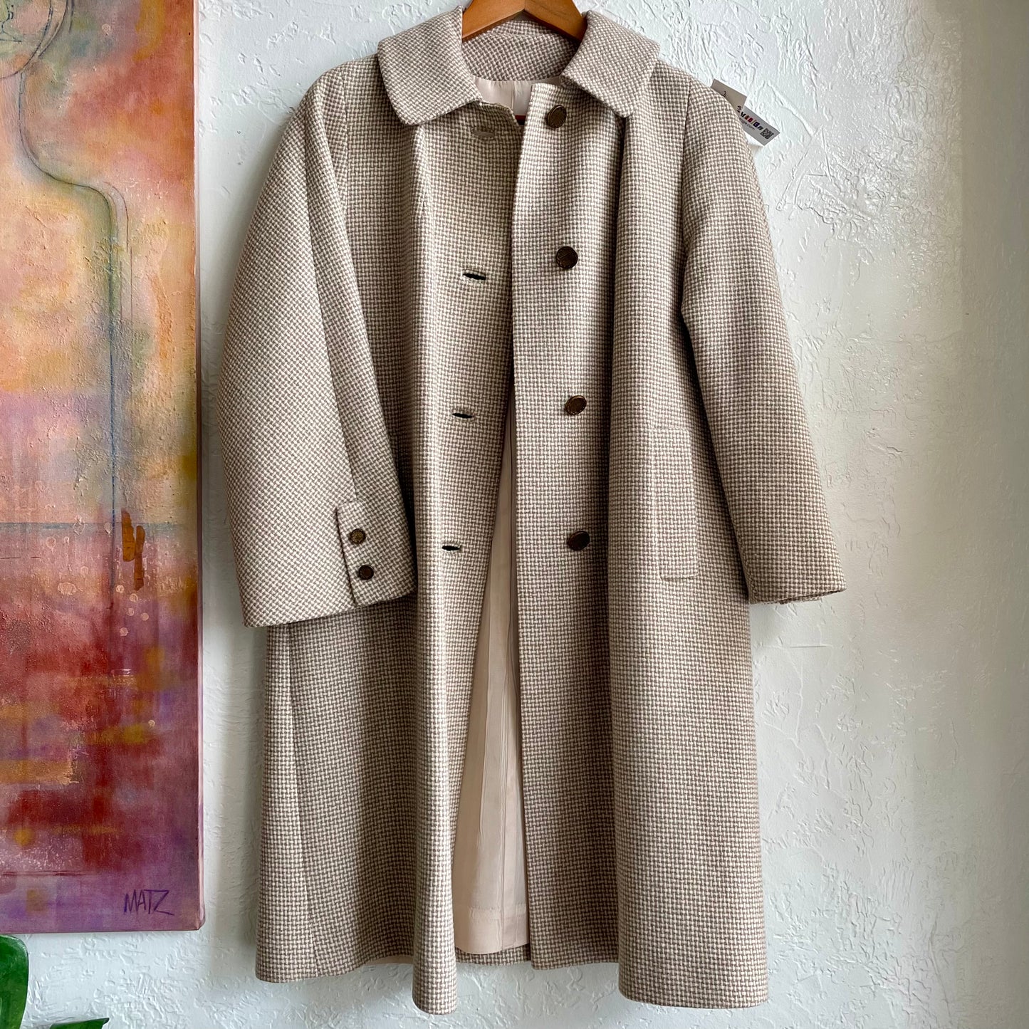 Woven Coat 1960's/70's | Large