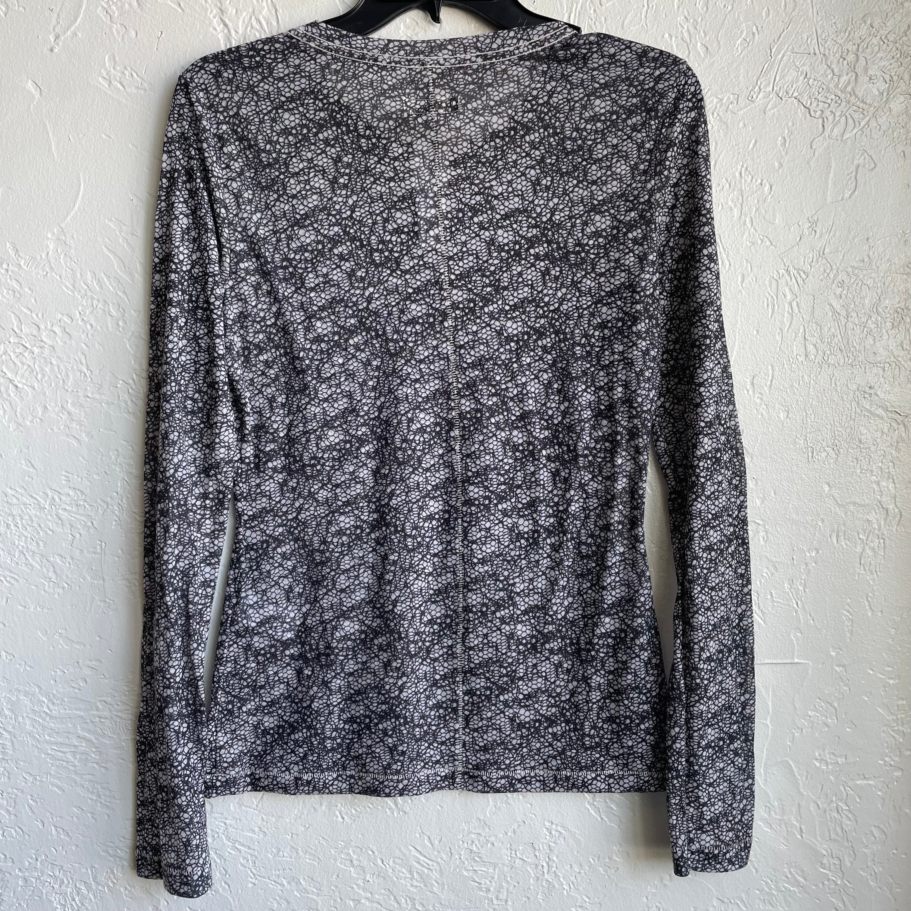 Rag & Bone Long Sleeve Sheer Shirt | medium