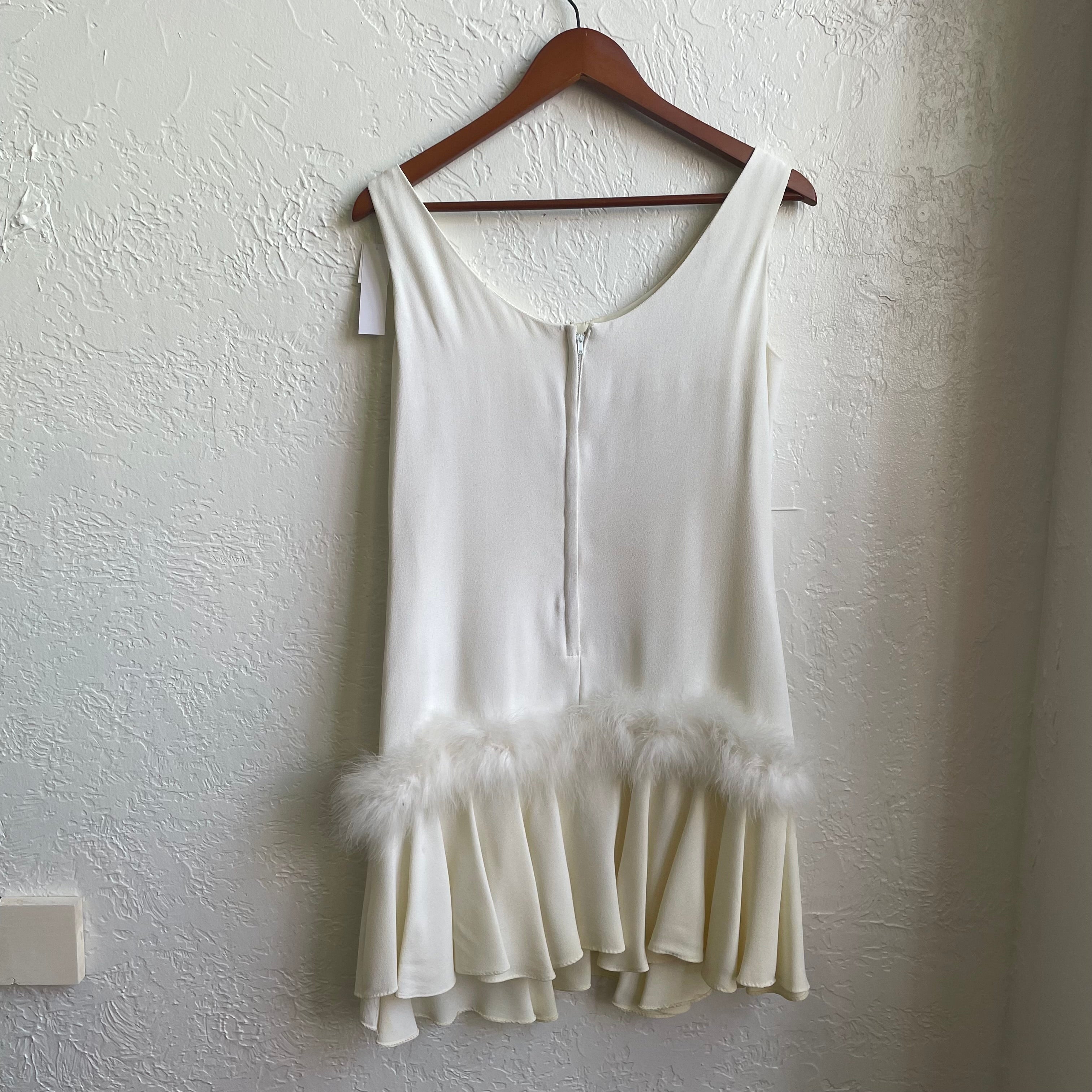 60’s White Mod Dress | Medium