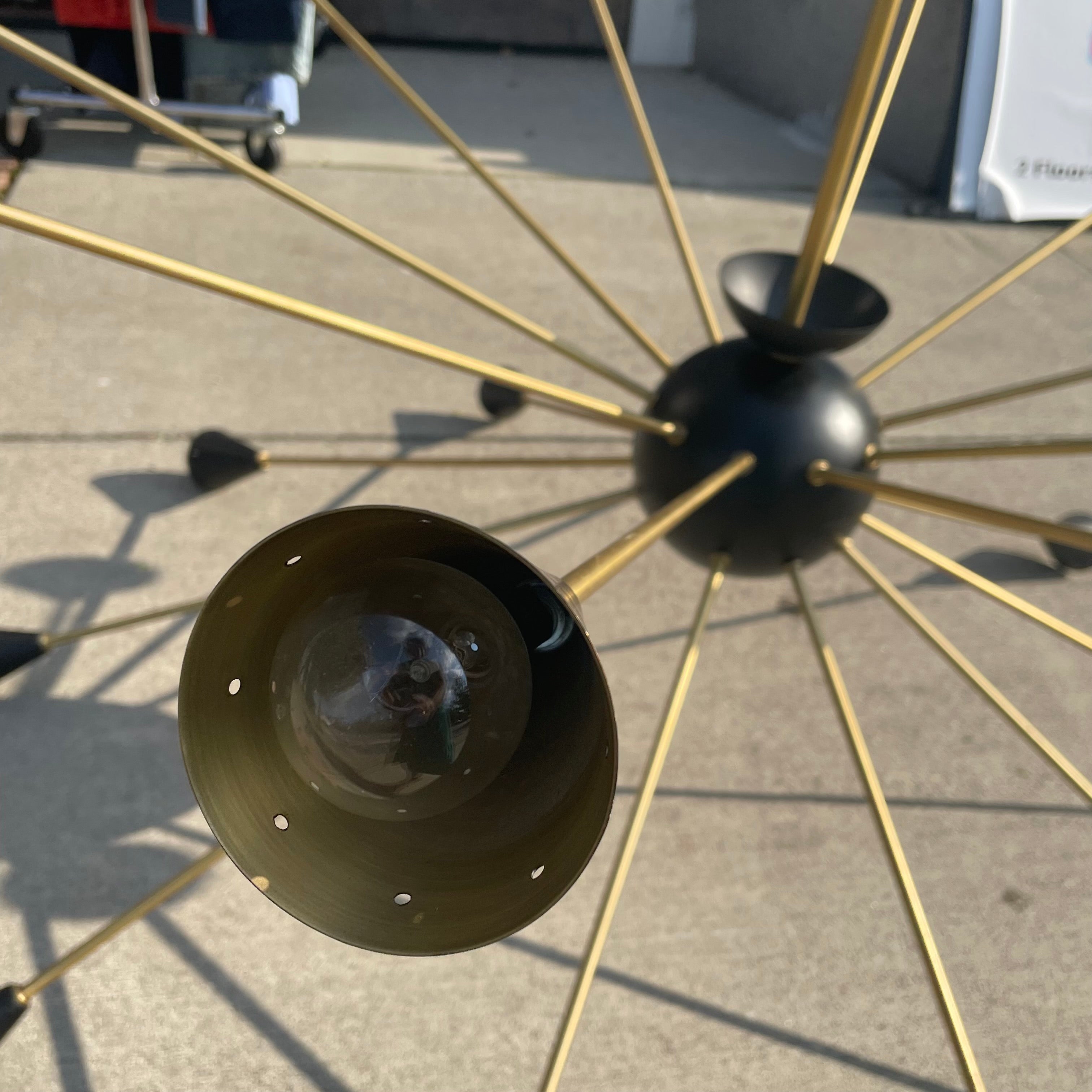 Mid Century Style 20 Arm Lights Sputnik Chandelier Ceiling Light Fixture