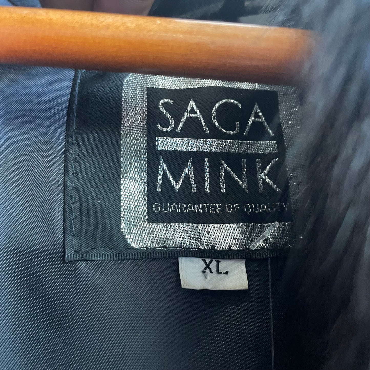 Saga Mink Vest and Fox Collar | Size XL