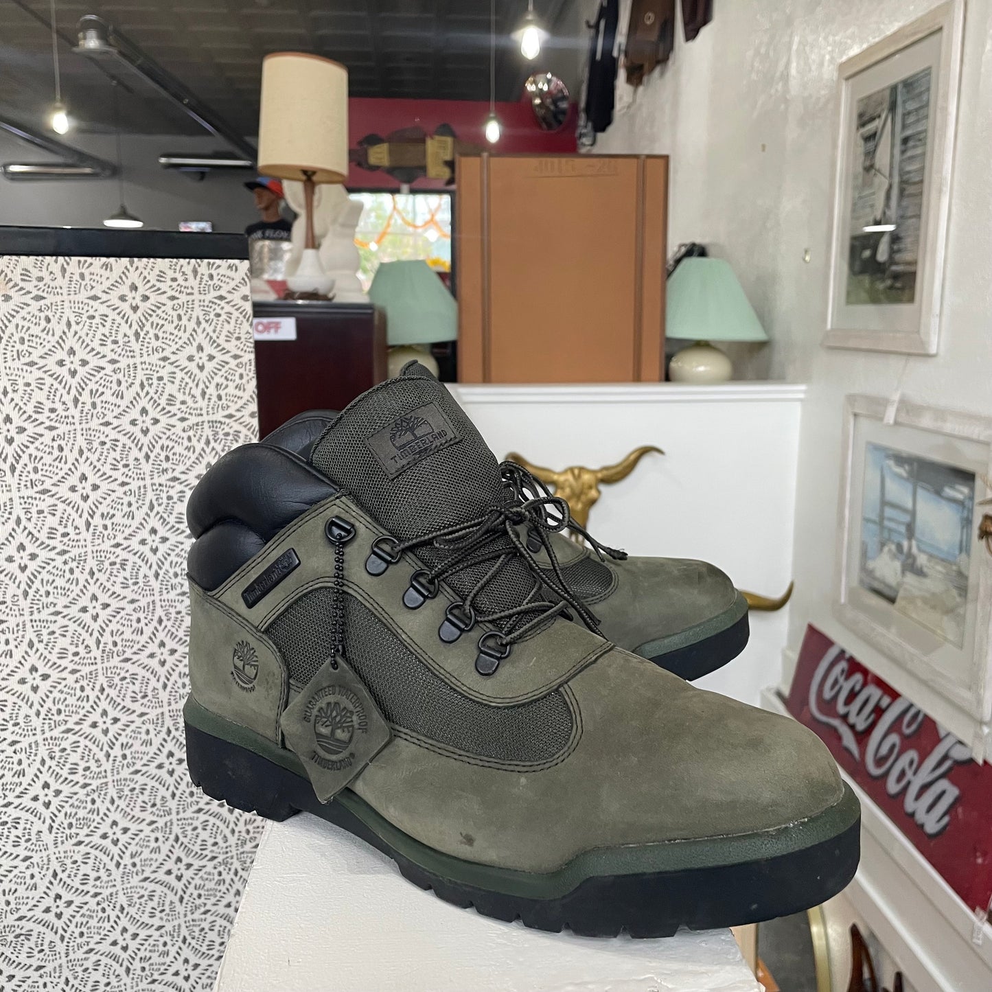 Timberland Field Boots “Dark Green Nubuck” | Size 13
