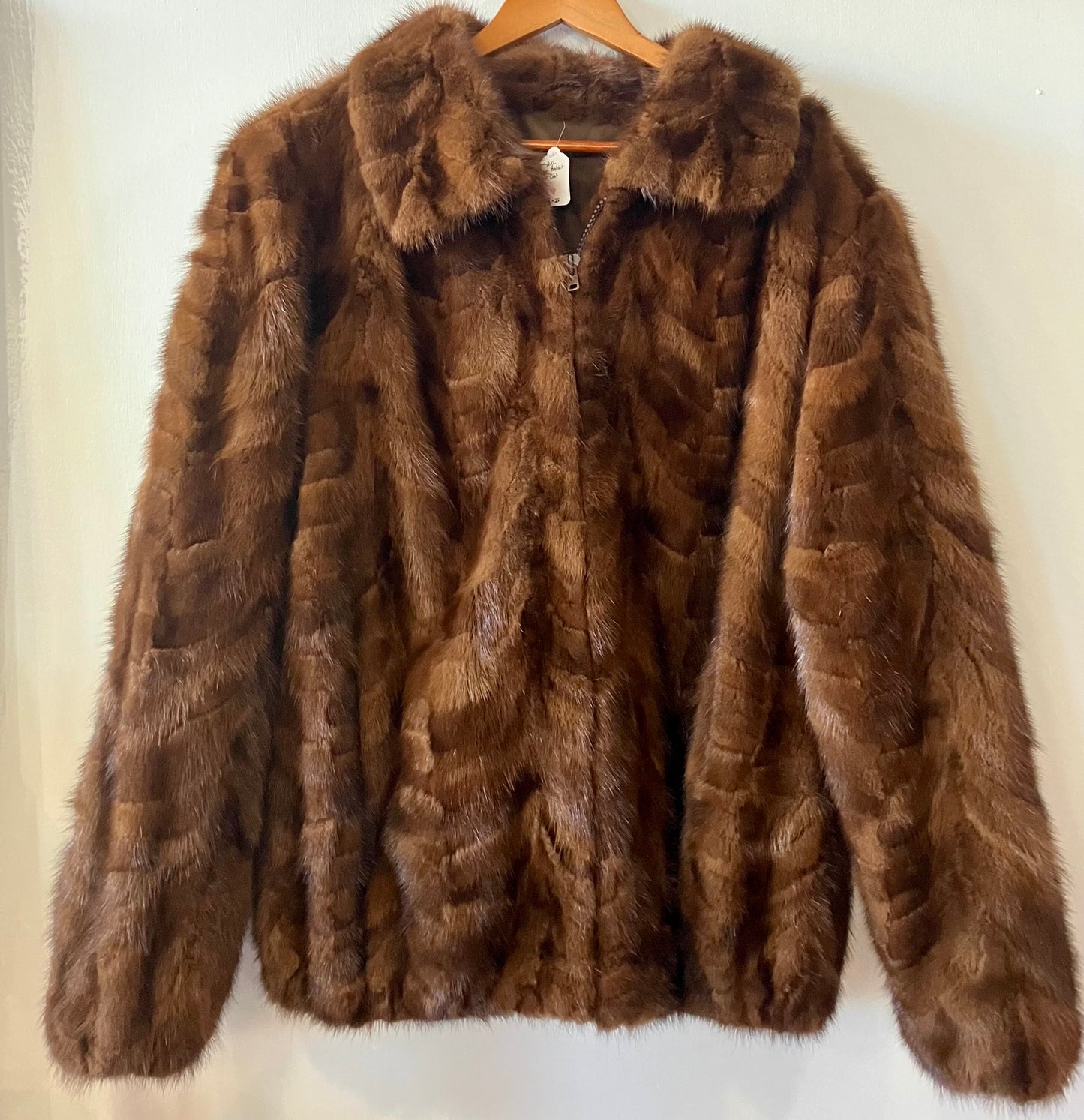 Men's Rabbit Fur Jacket 2XL