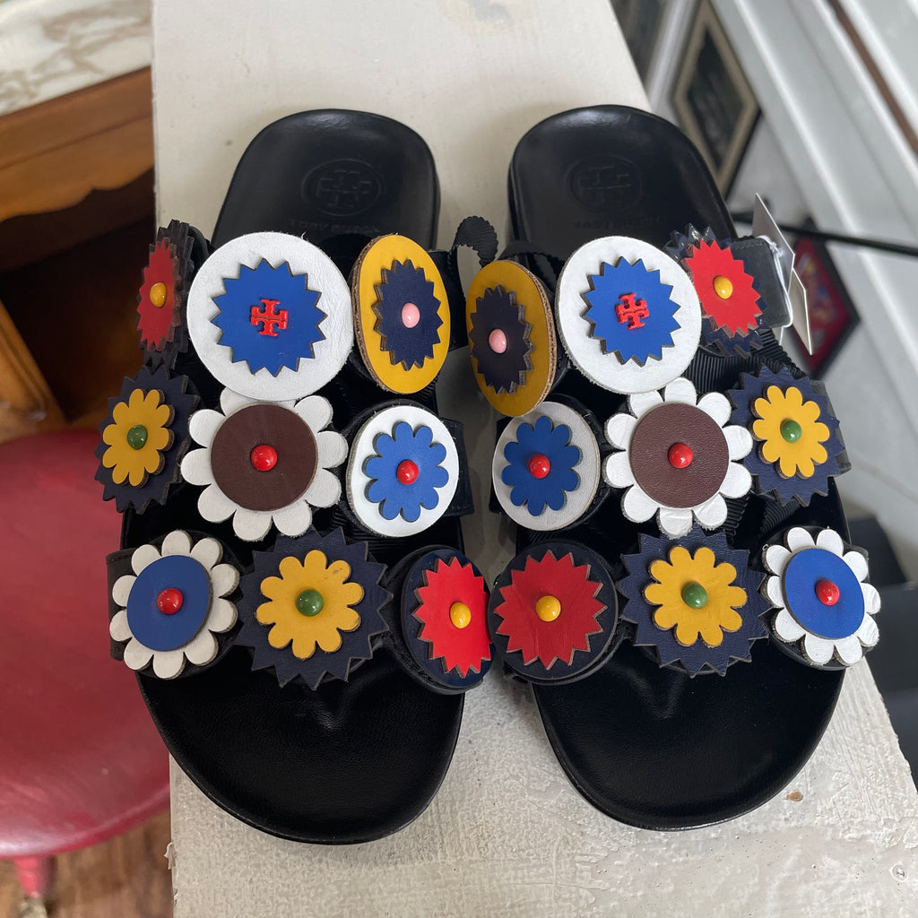 Tony Burch Marguerite Leather Sandals | 5.5