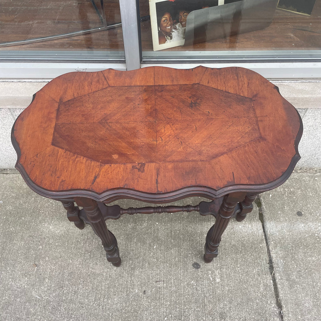 Mahogany 6 Leg Parlor Table Early 20th Century