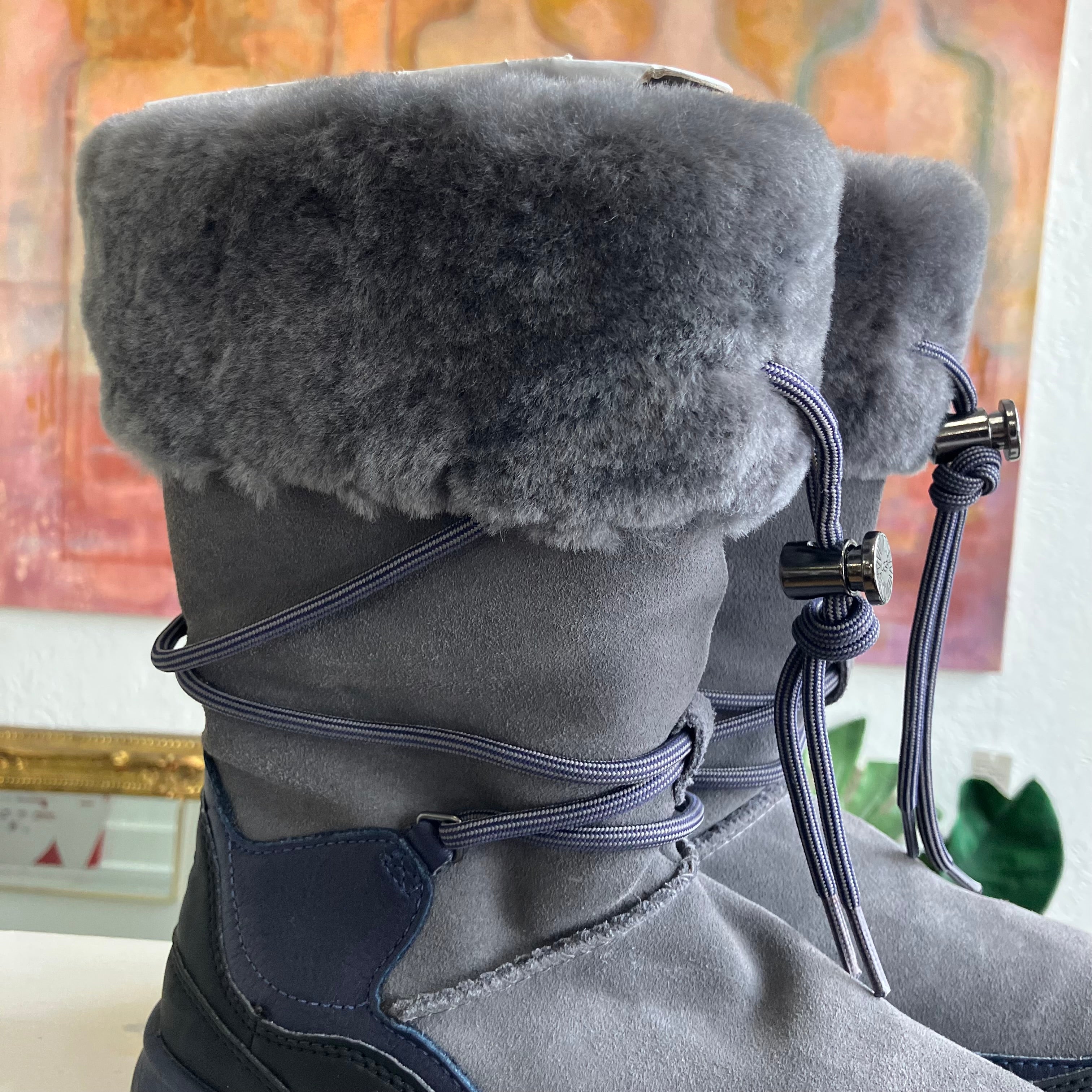 UGG Orellen Waterproof Winter Grey Boots Size 7