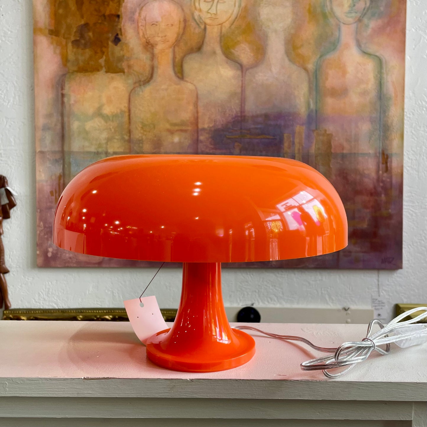 Nessino Orange Mushroom Table Lamp