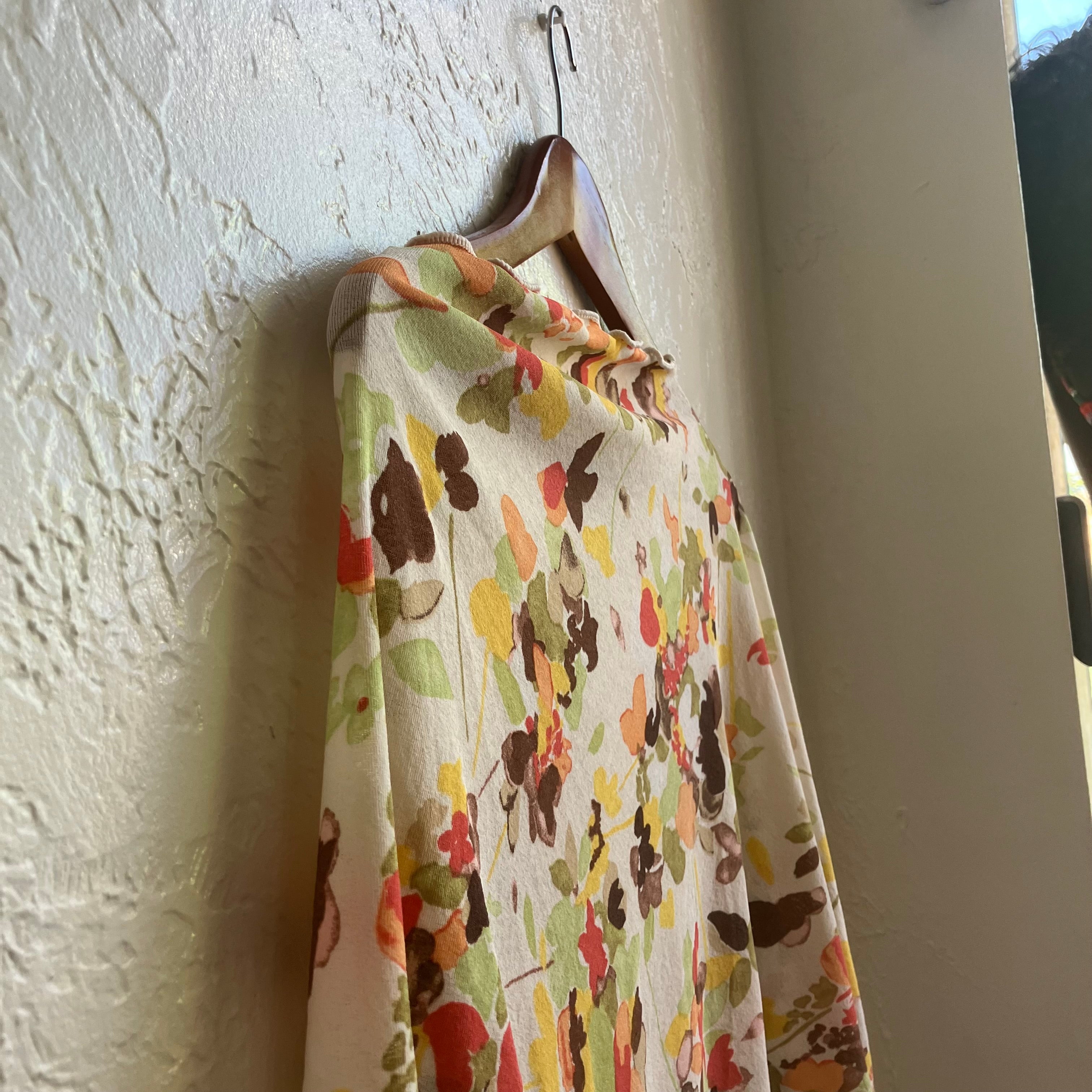 Floral Vintage Poncho | XL