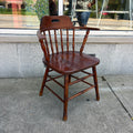 Antique Smoker's Bow Captain Arm Chair
