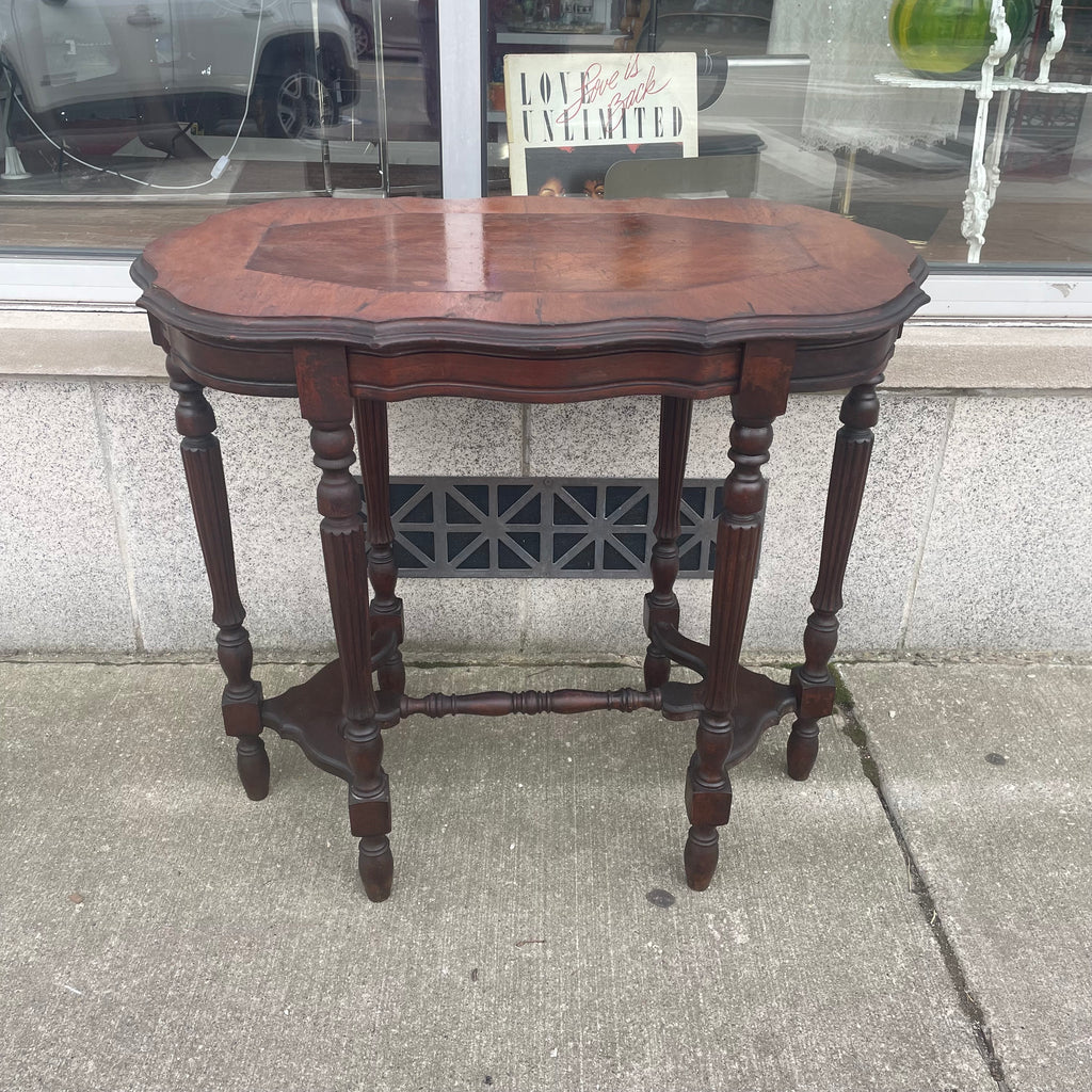 Mahogany 6 Leg Parlor Table Early 20th Century
