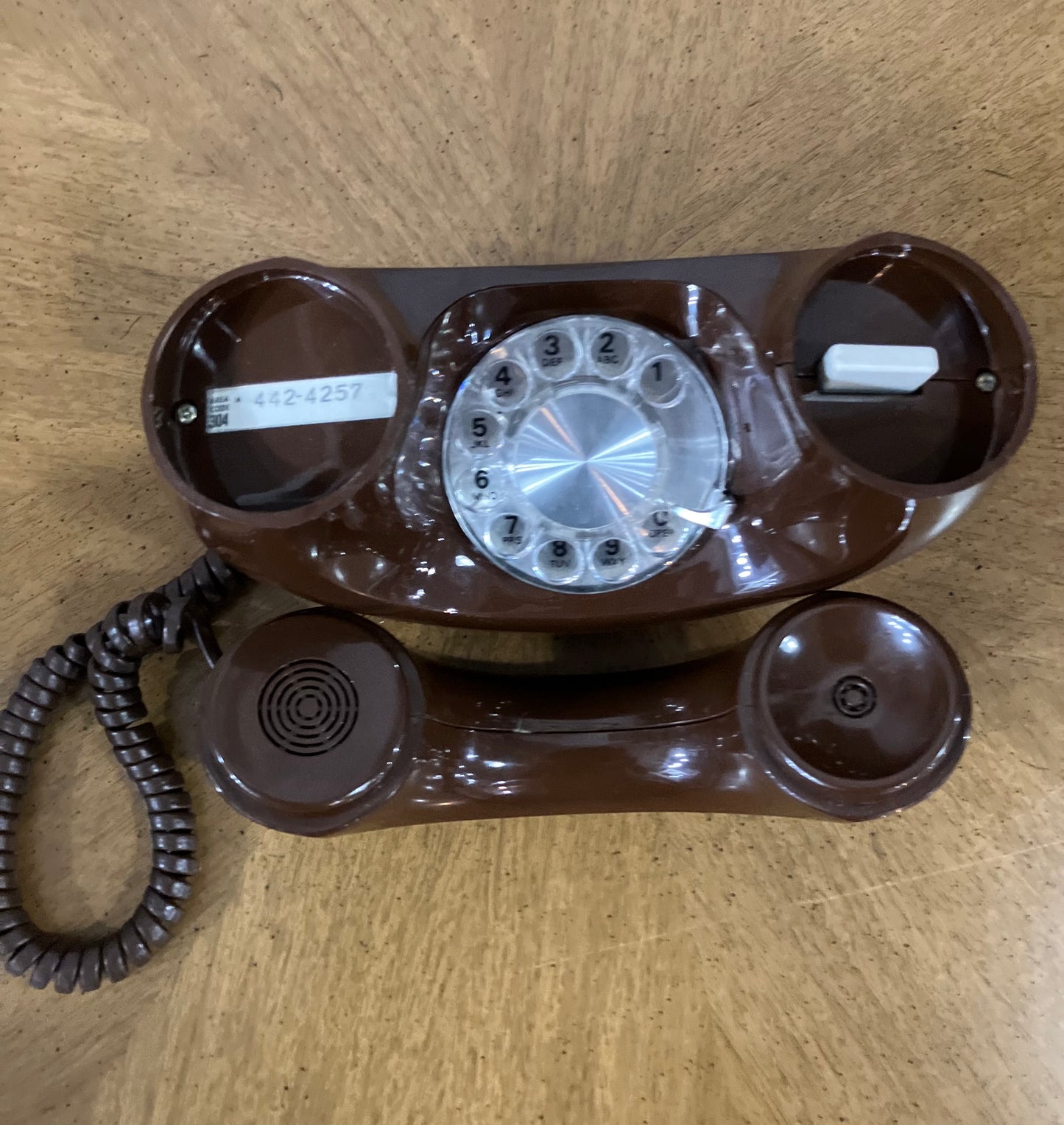 MCM Sculpture Round Donut Rotary Phone