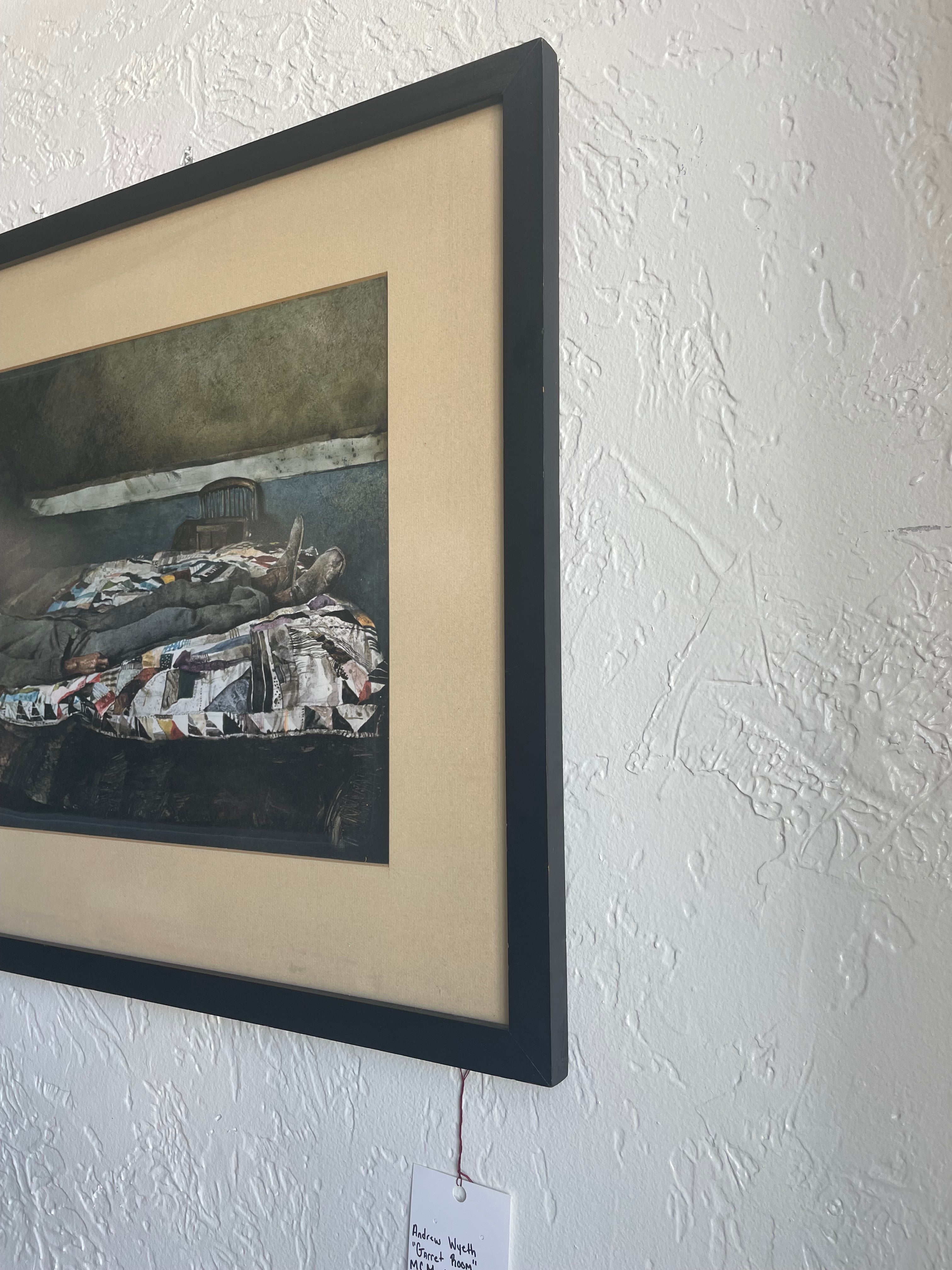 Andrew Wyeth "Garret Room" Lithograph Print 21 x 17