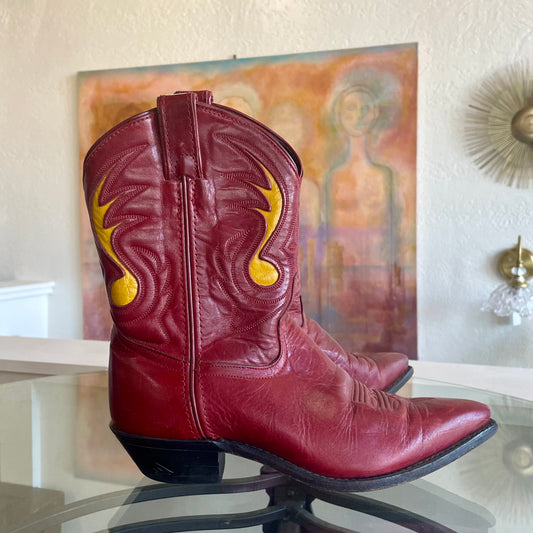 Code West 1990's Cowboy Boots | Size 6 1/2