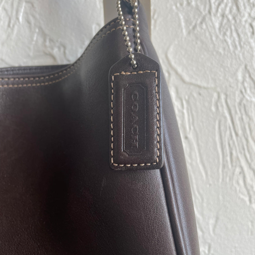 Coach 2002 Brown Clip Hobo Shoulder Bag #7751