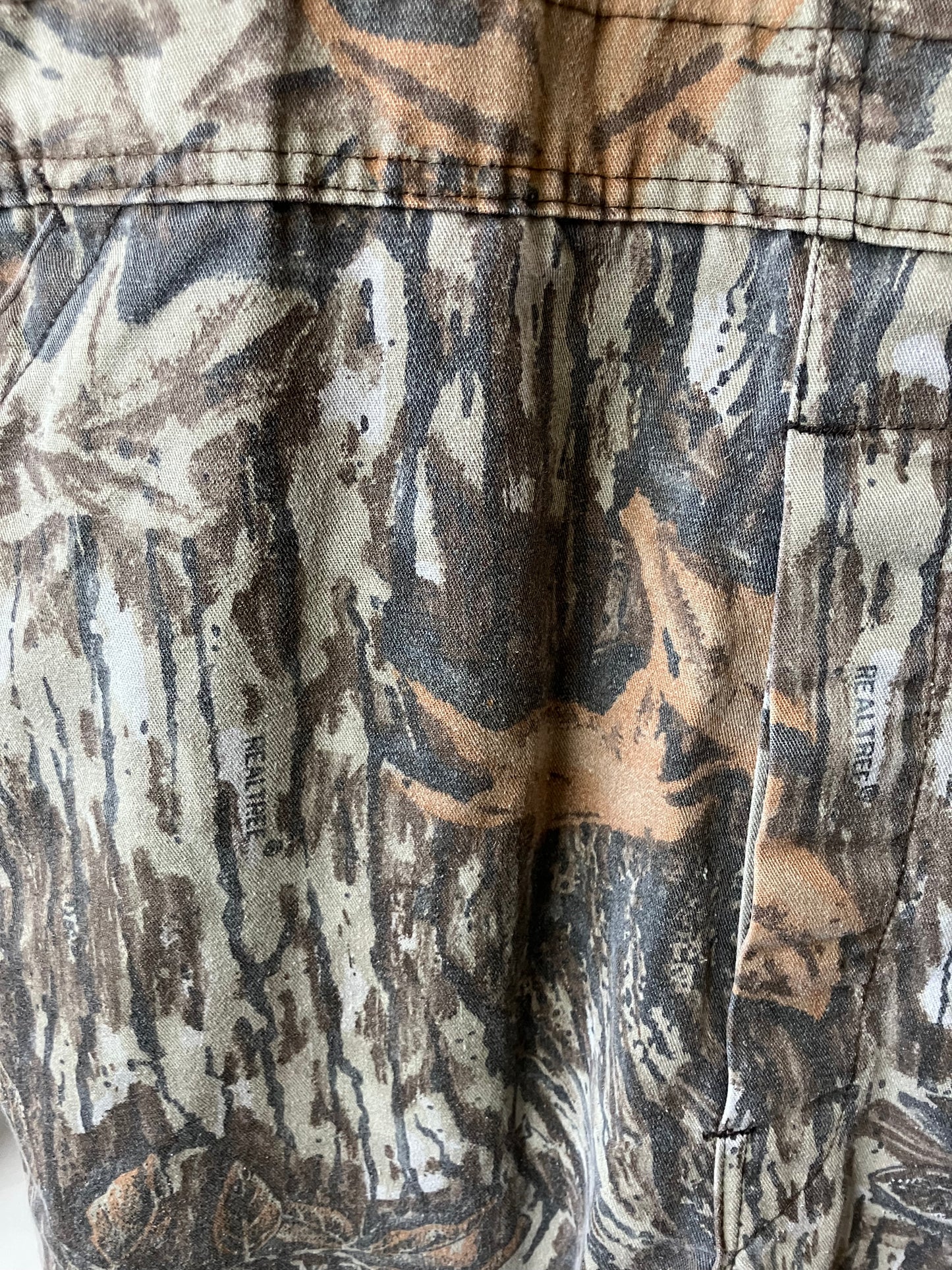 Vintage Liberty Hunting Overalls Realtree Camo Camouflage Bibs Men's Sz 42