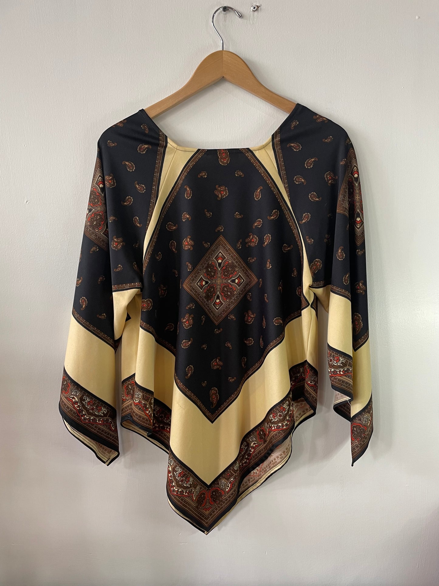 1970’s Carol's Choice Bohemian Scarf Blouse