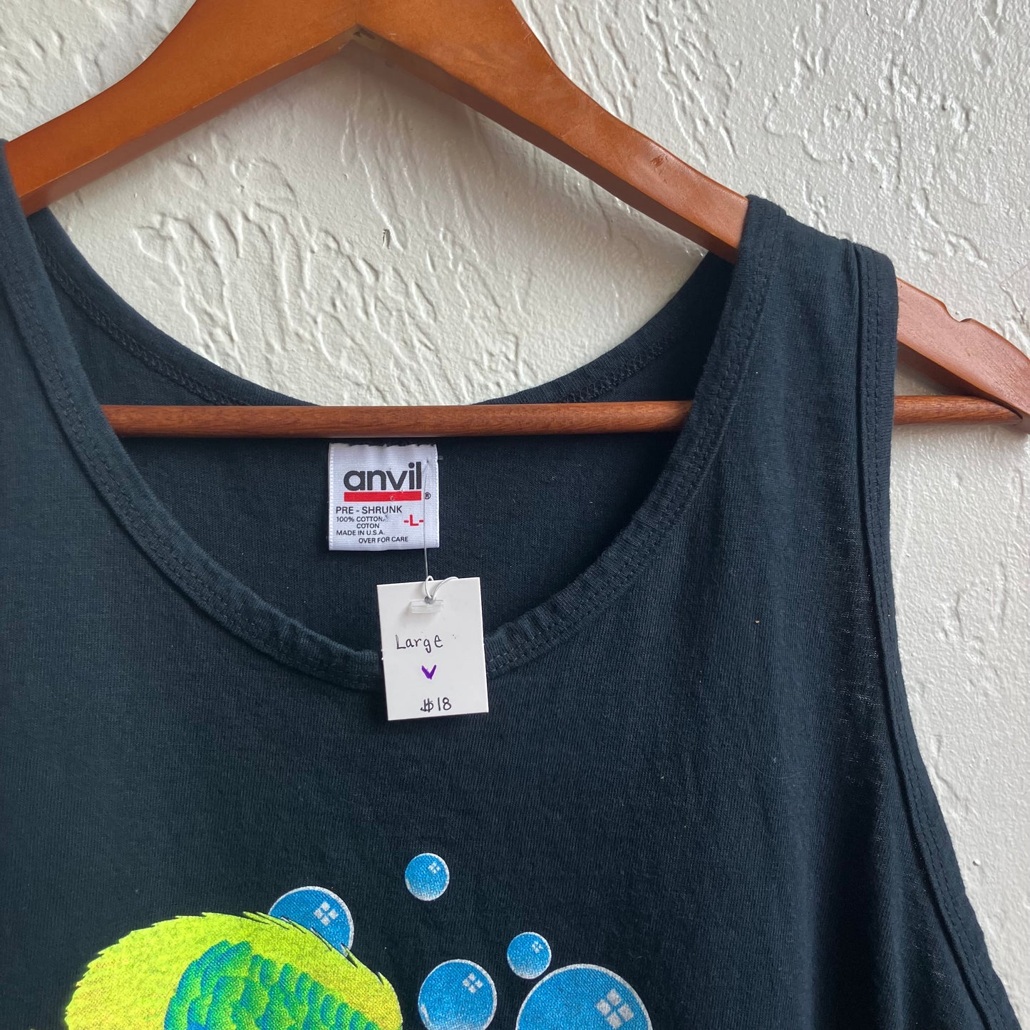Vintage Multicolored Mens Tank | Large