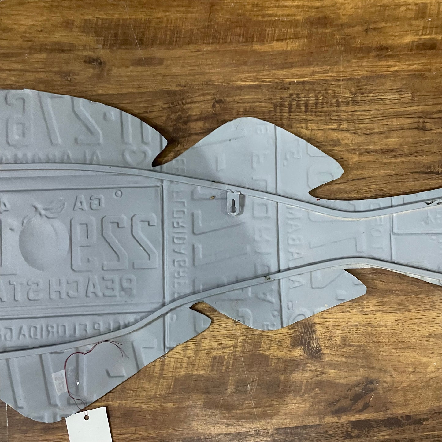 60" License Plate Fish