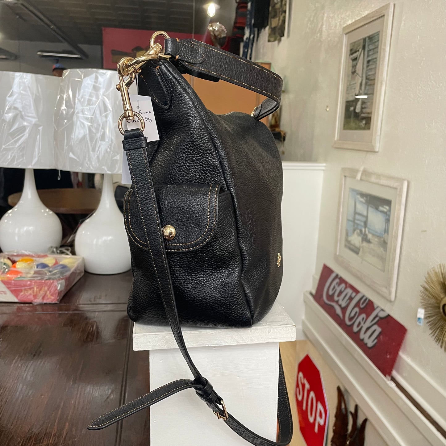 Coach Black Pennie Shoulder Bag