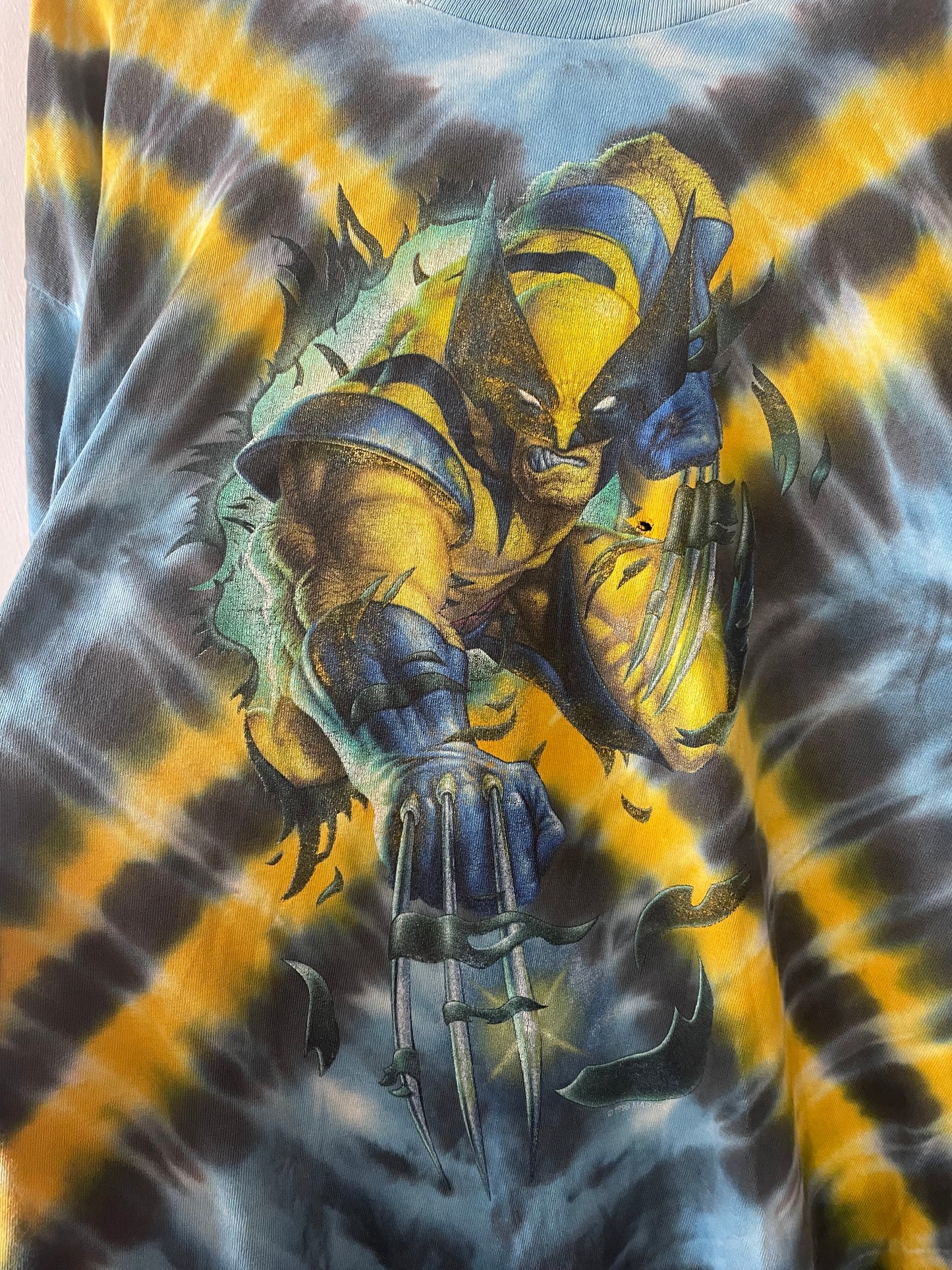 1999 Marvel Wolverine Tit Dye Tee • 2XL