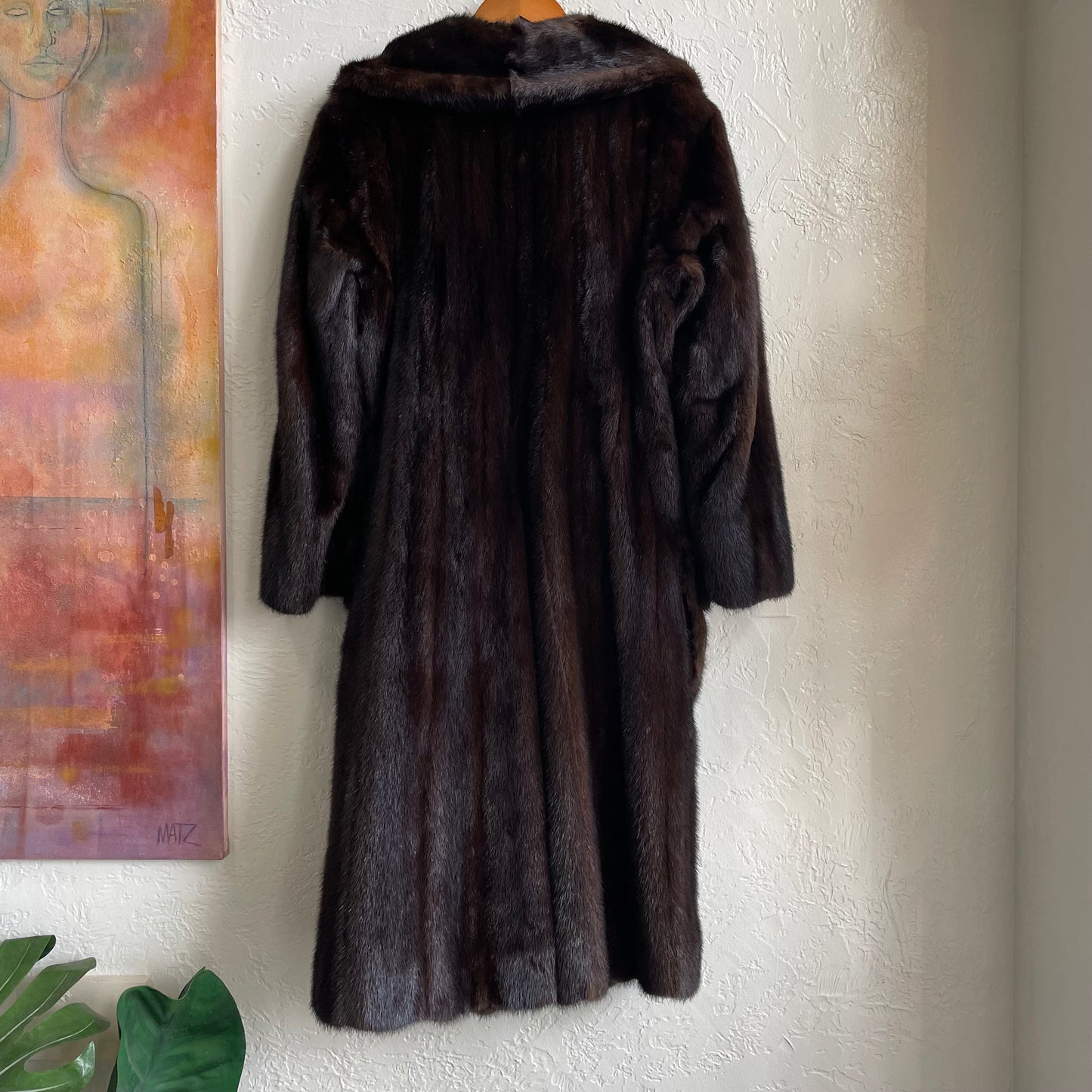 Pea Coat Style Mink Coat 1970s| Petite Small