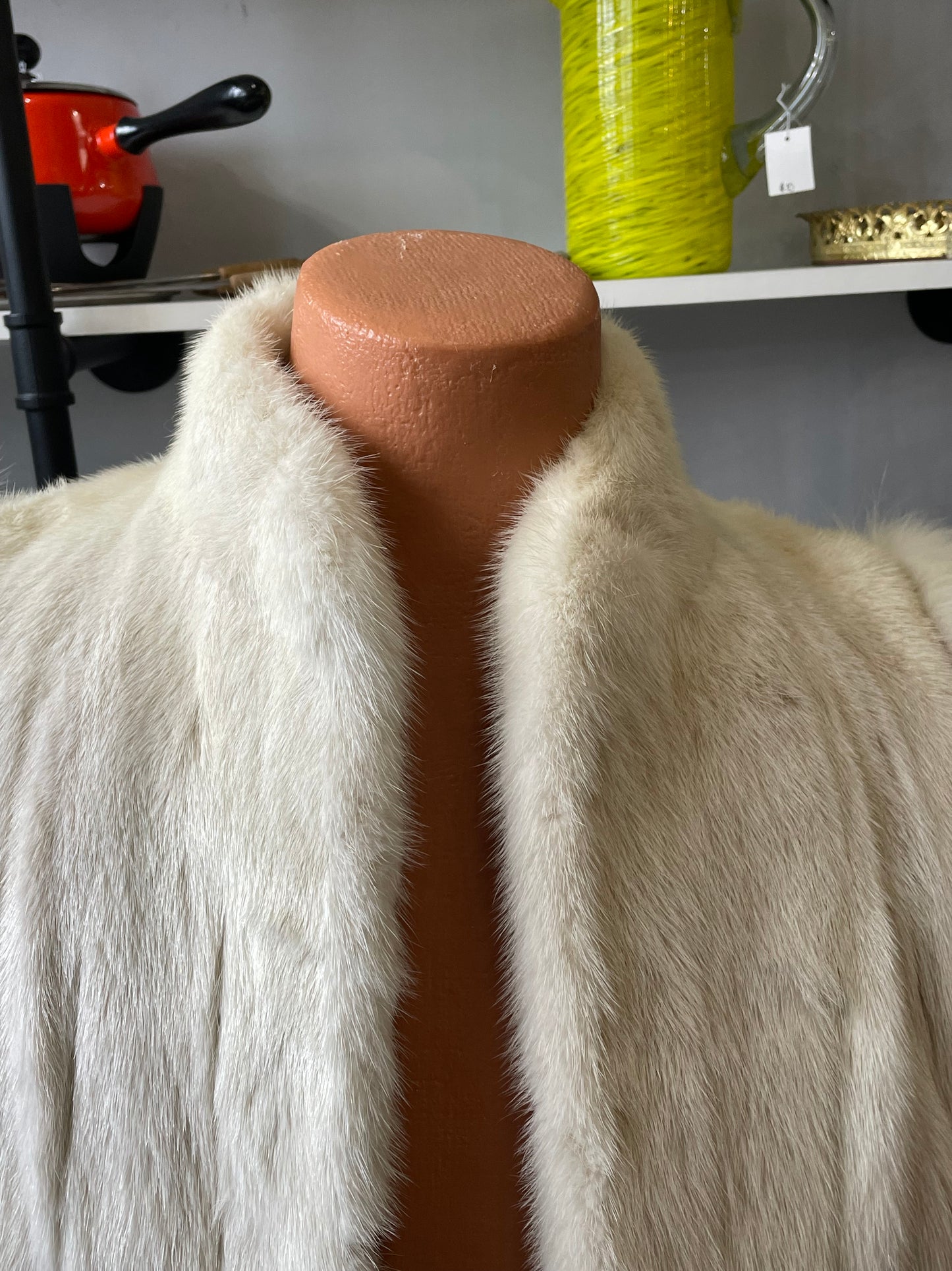 White Mink & Fox Coat | Small